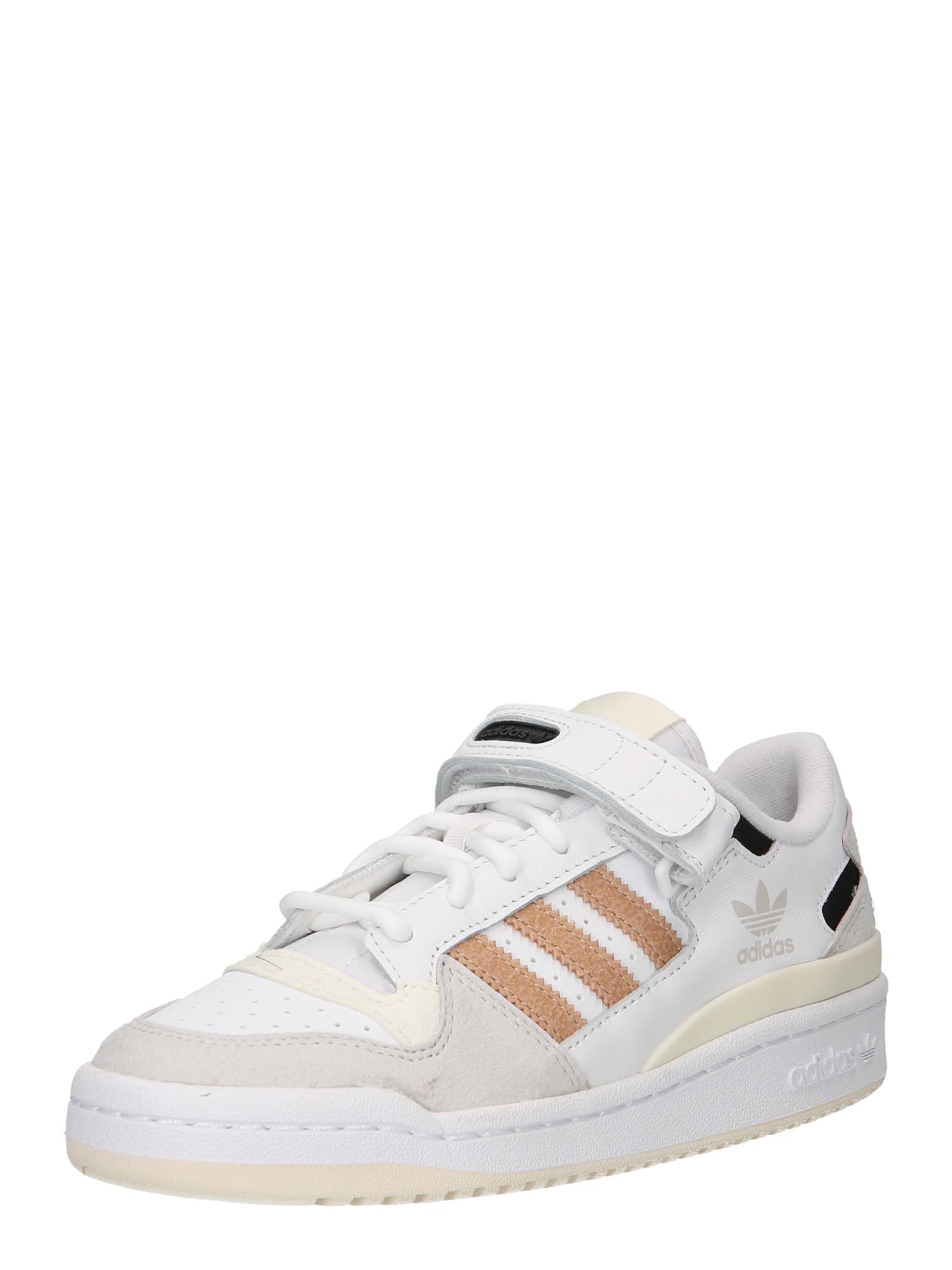 ADIDAS ORIGINALS Nizke superge 'Forum'  kit / svetlo rjava / črna / bela