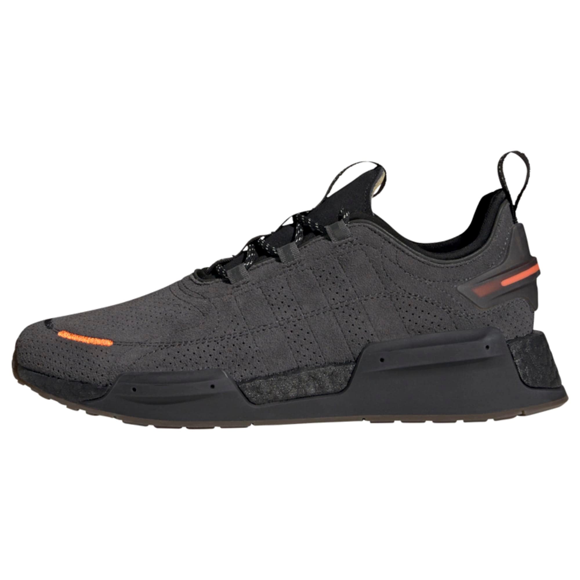 ADIDAS ORIGINALS Nizke superge 'NMD_R1 V3'  antracit / neonsko oranžna