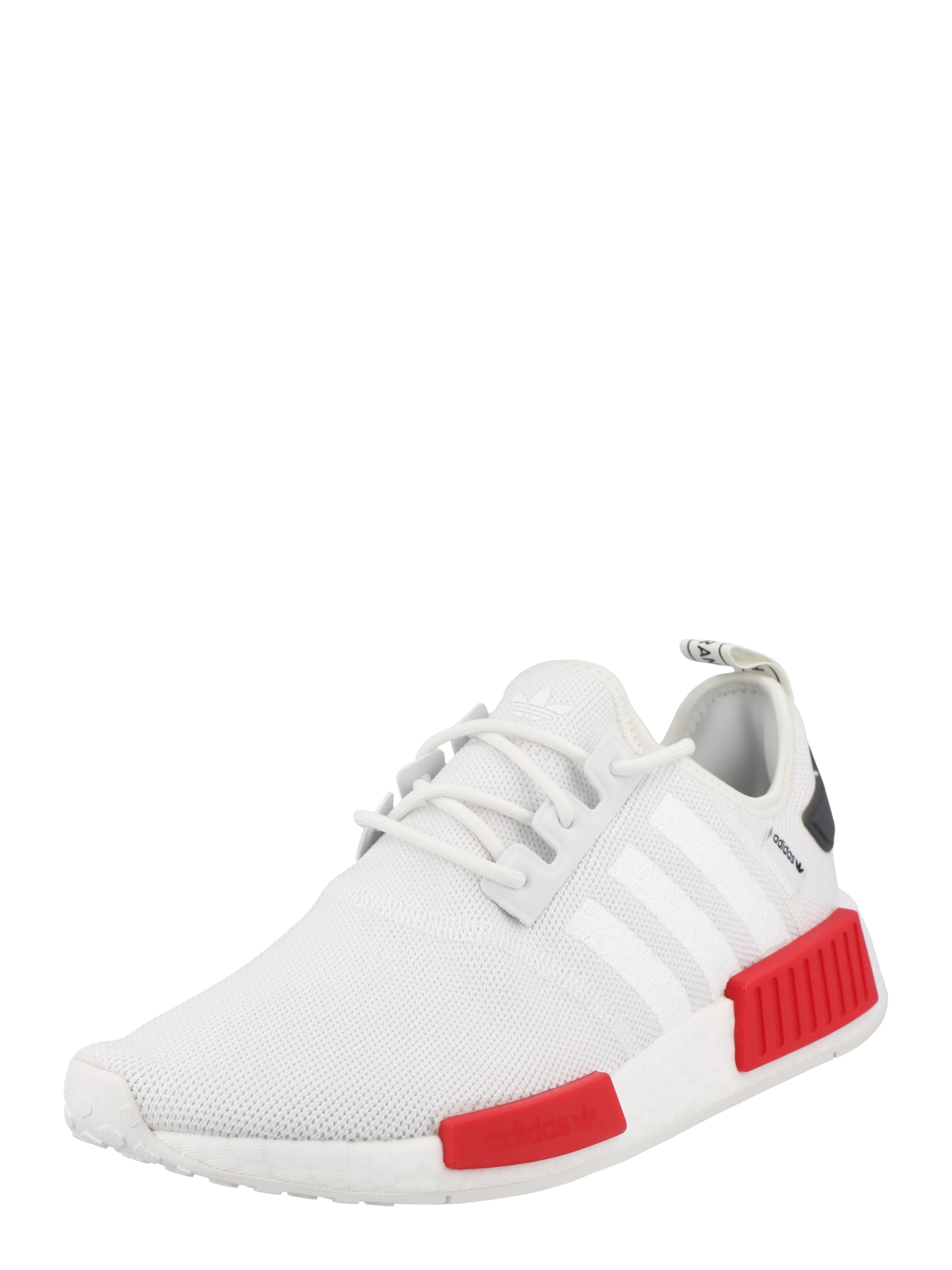 ADIDAS ORIGINALS Nizke superge 'NMD_R1'  antracit / rdeča / bela
