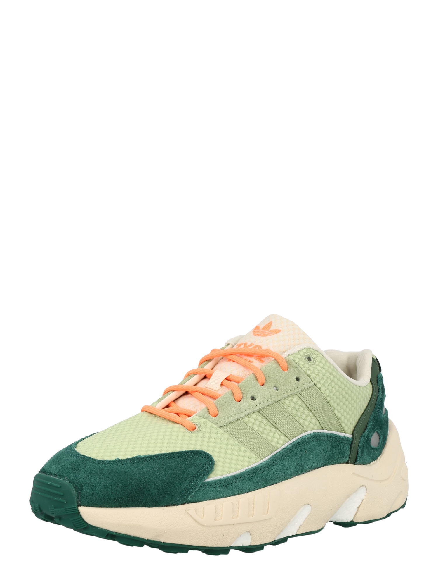ADIDAS ORIGINALS Nizke superge 'ZX 22 BOOST'  smaragd / svetlo zelena / oranžna / marelica
