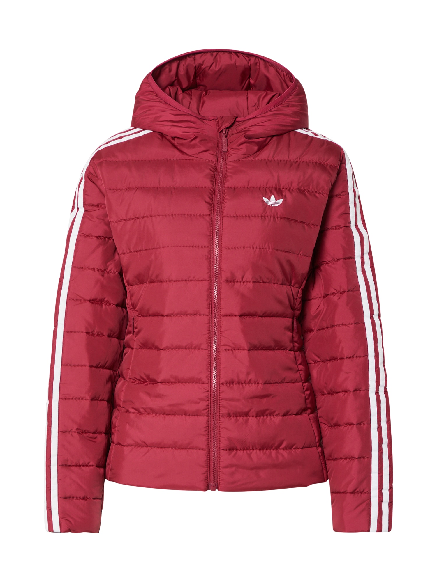 ADIDAS ORIGINALS Prehodna jakna  karminsko rdeča / bela