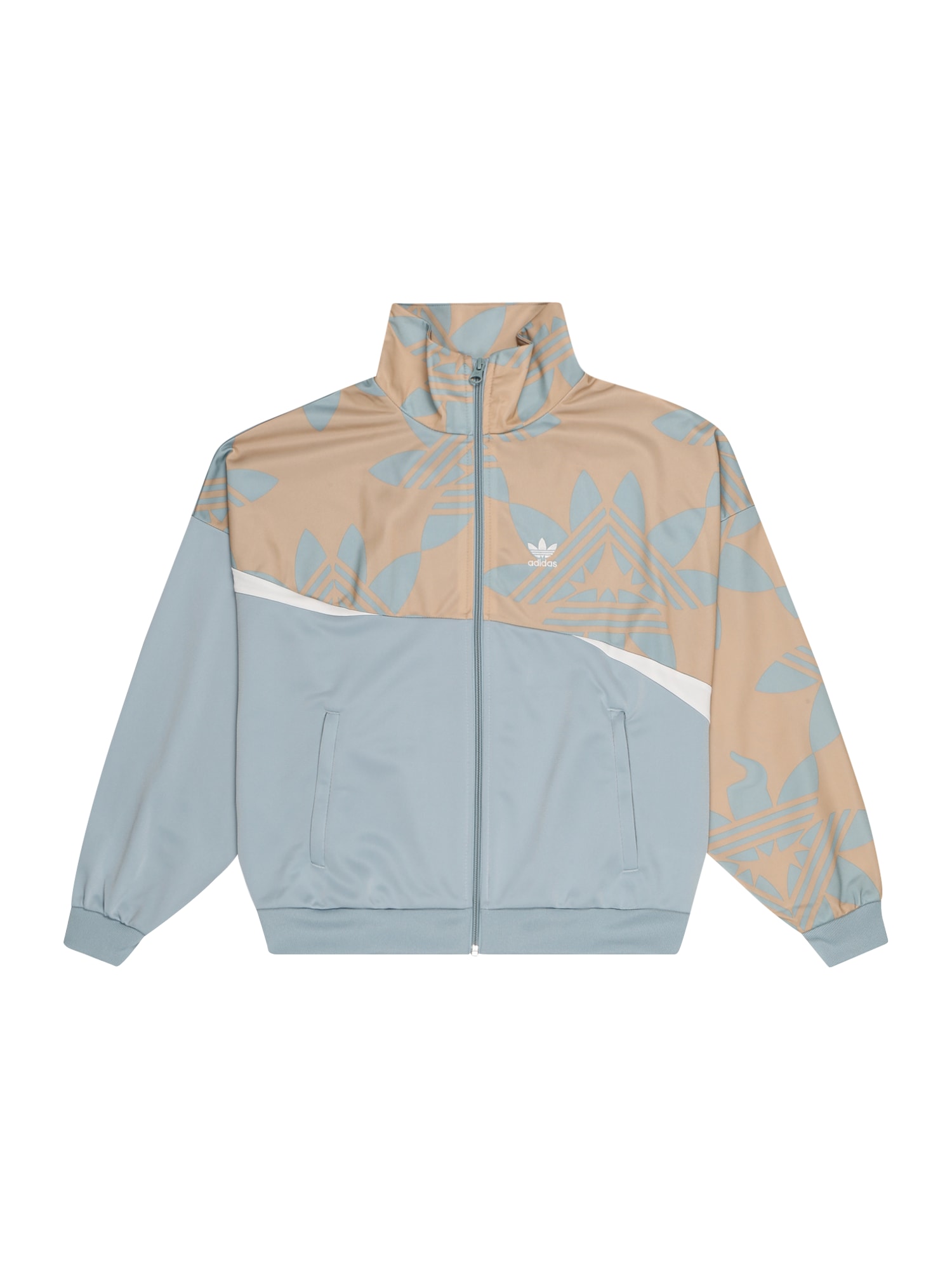 ADIDAS ORIGINALS Prehodna jakna  modra / svetlo oranžna / bela