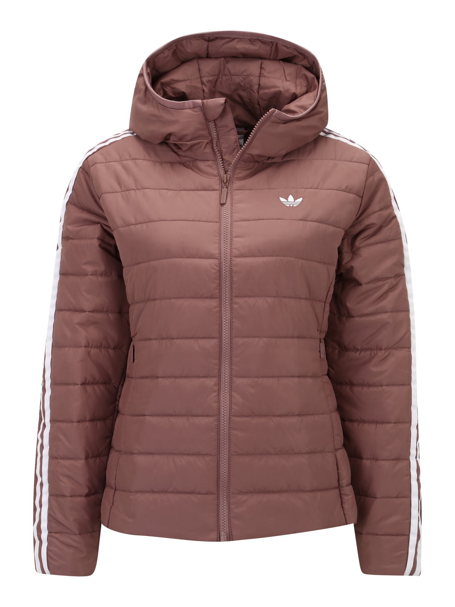 ADIDAS ORIGINALS Prehodna jakna  rjasto rjava / bela