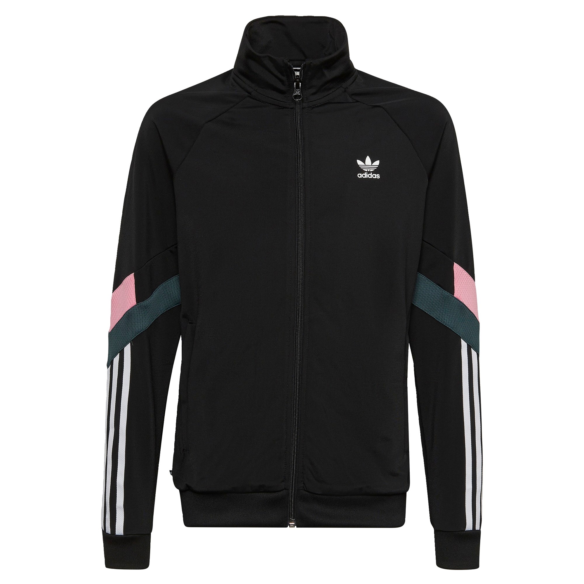 ADIDAS ORIGINALS Prehodna jakna  roza / črna / bela