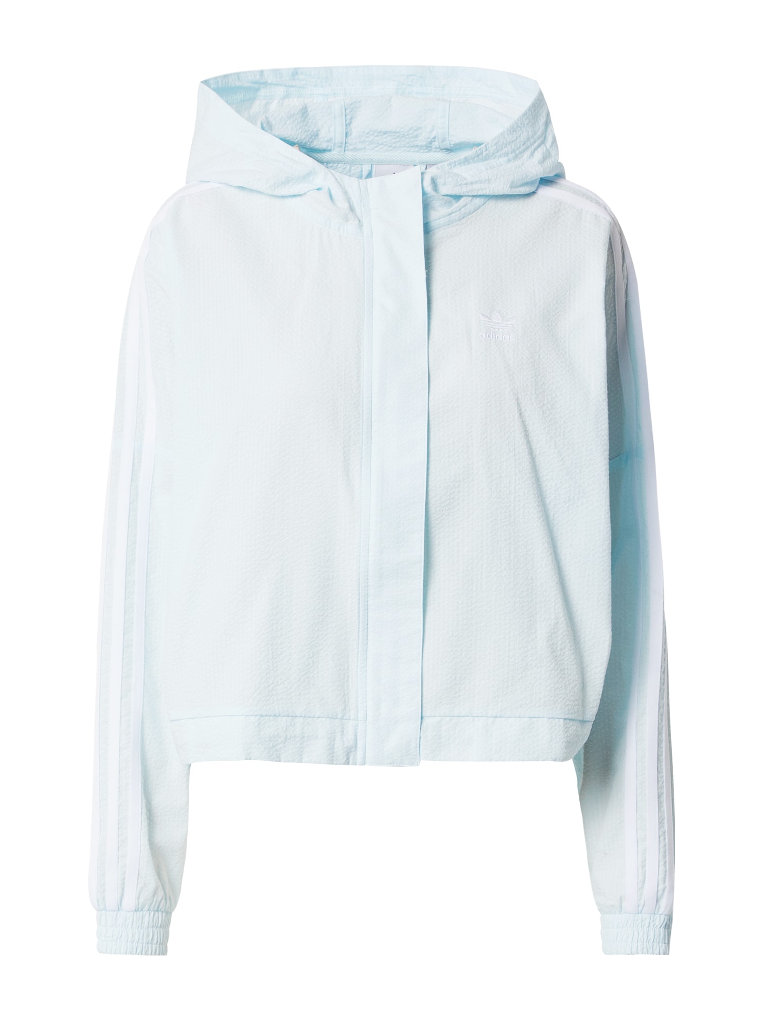ADIDAS ORIGINALS Prehodna jakna  svetlo modra / bela