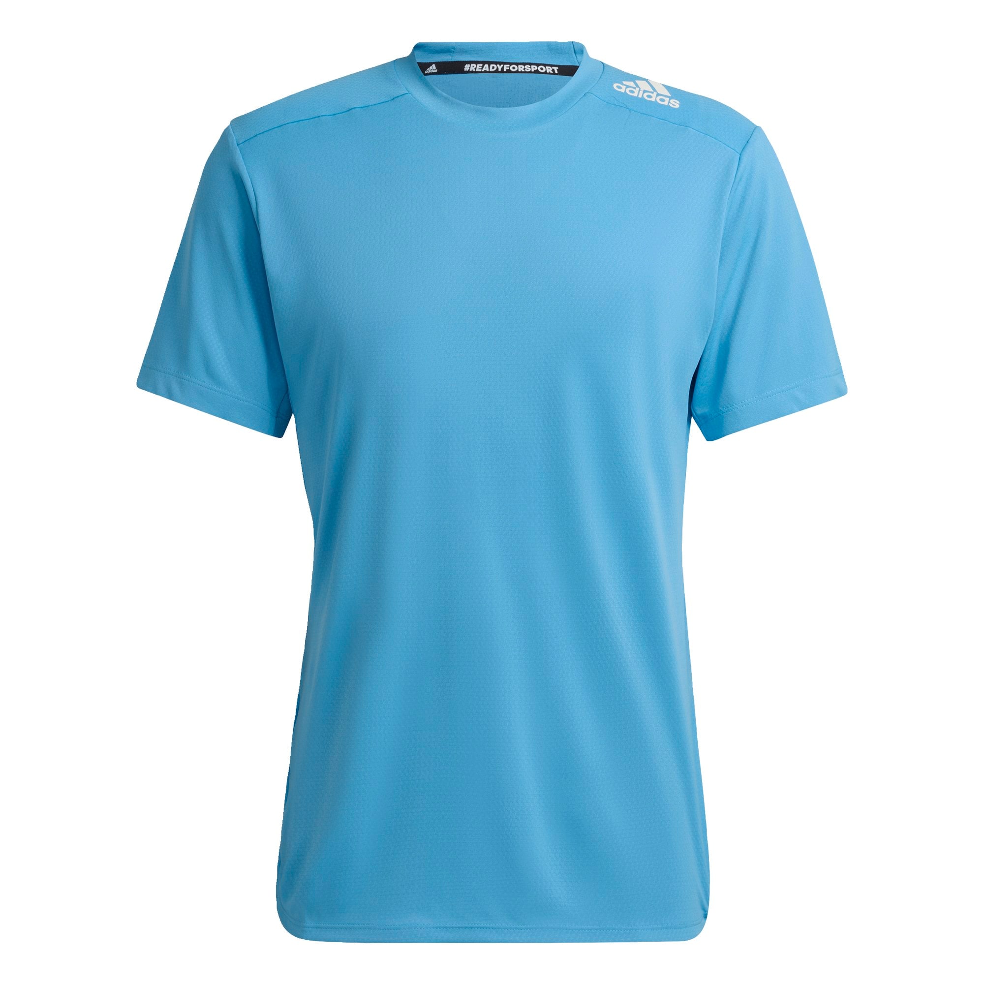 ADIDAS PERFORMANCE Funkcionalna majica  cijansko modra / bela