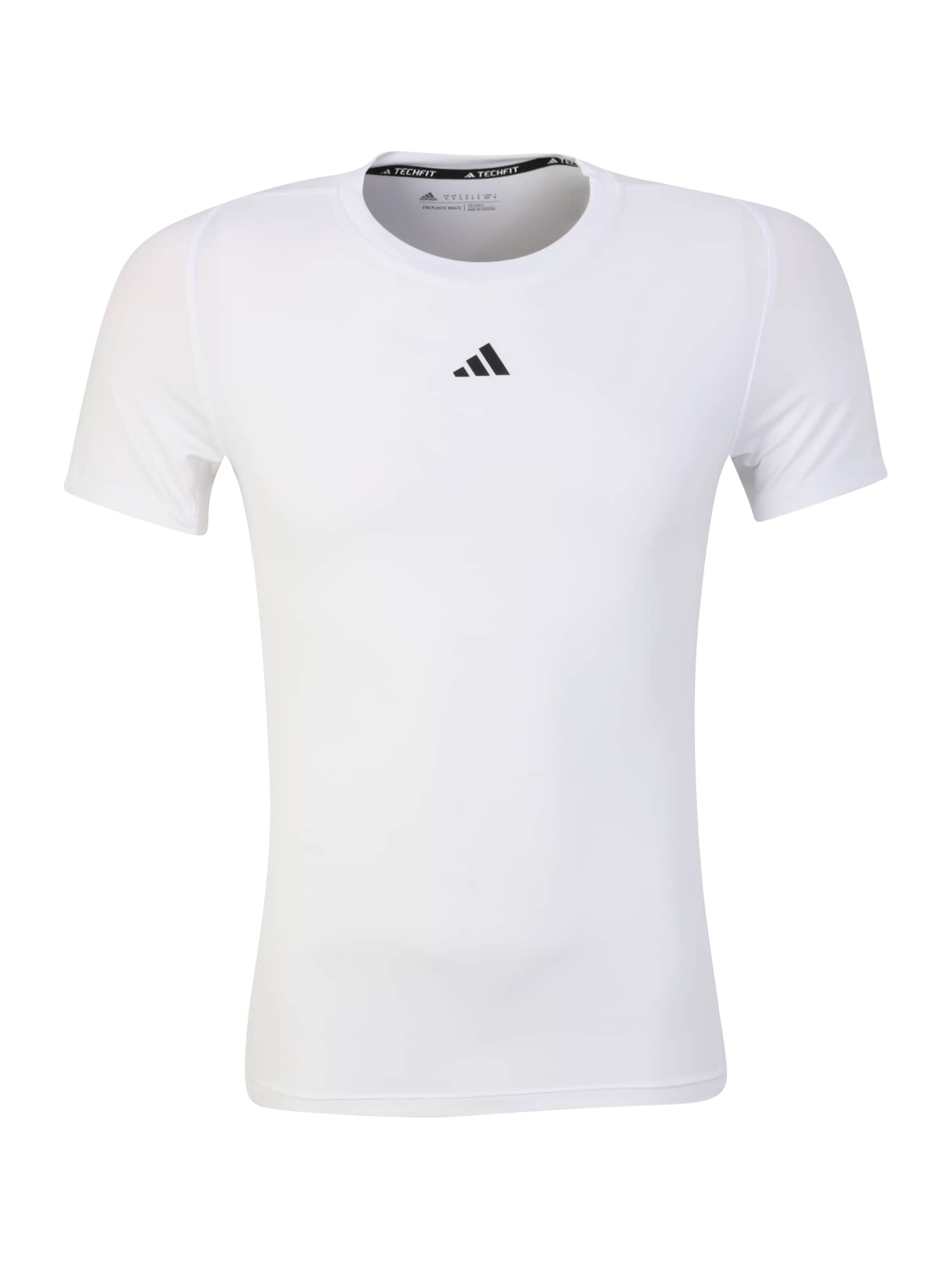 ADIDAS PERFORMANCE Funkcionalna majica  črna / bela