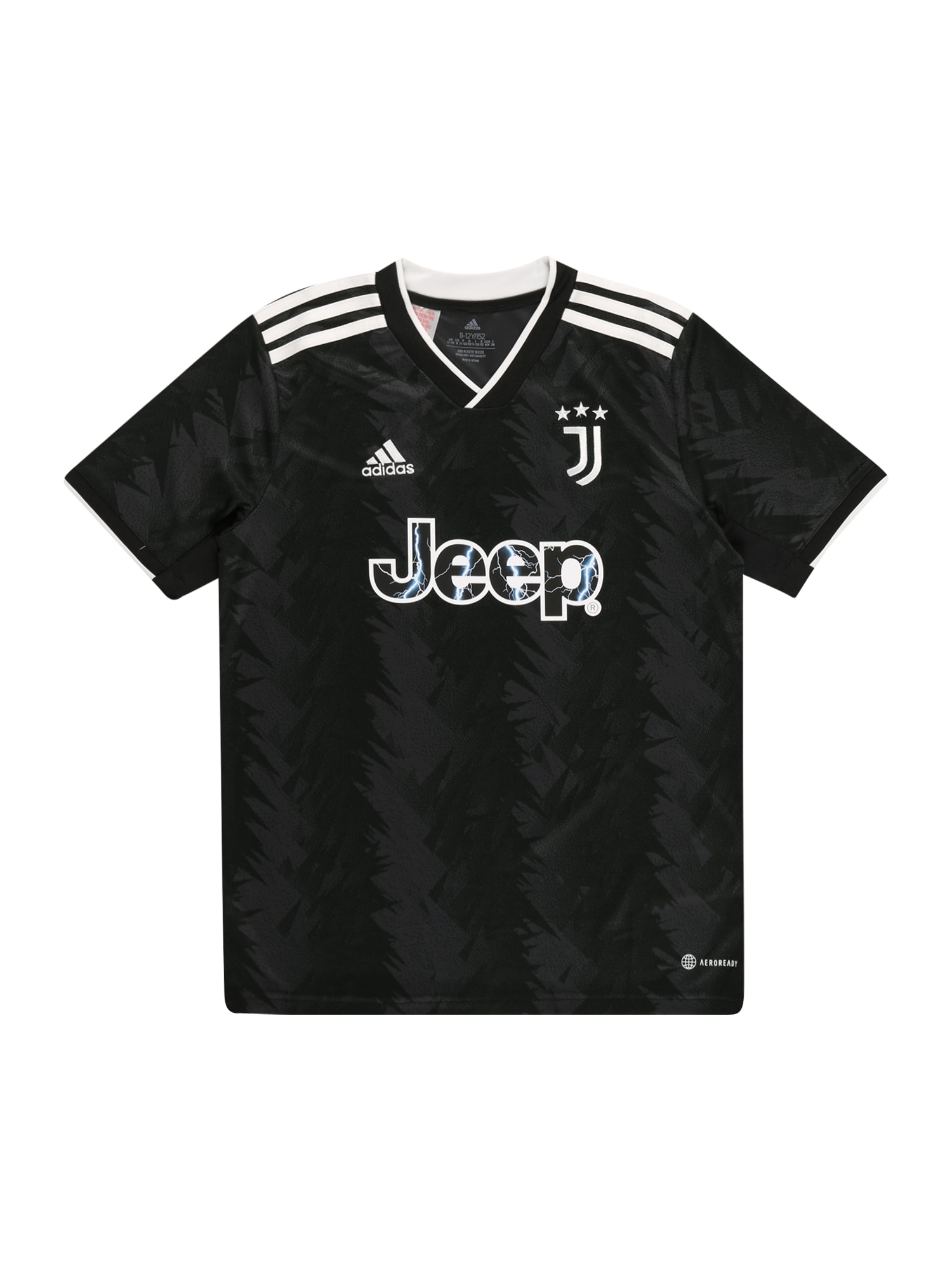 ADIDAS PERFORMANCE Funkcionalna majica  črna / bela