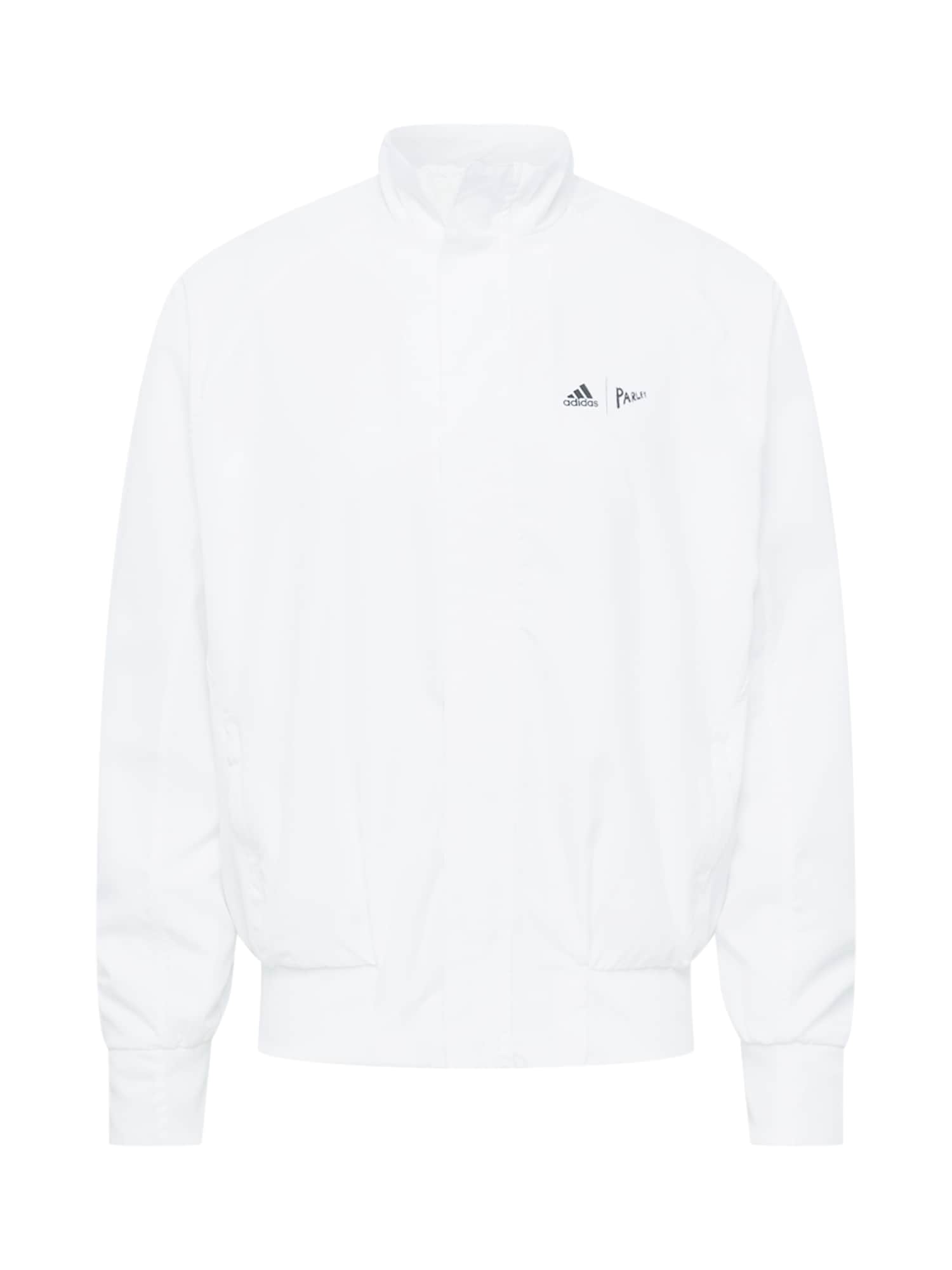 ADIDAS PERFORMANCE Športna jakna 'London'  črna / bela