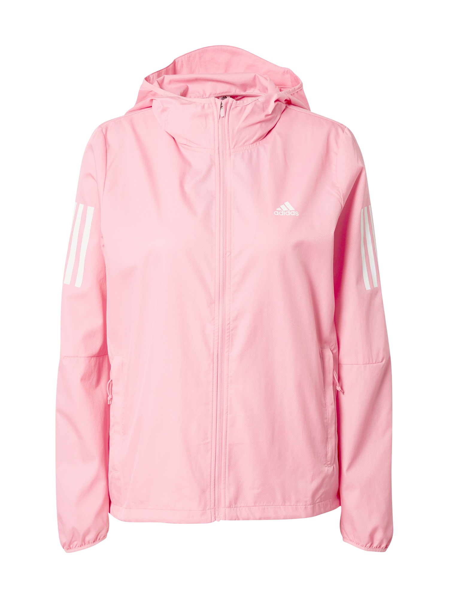 ADIDAS PERFORMANCE Športna jakna  roza / bela