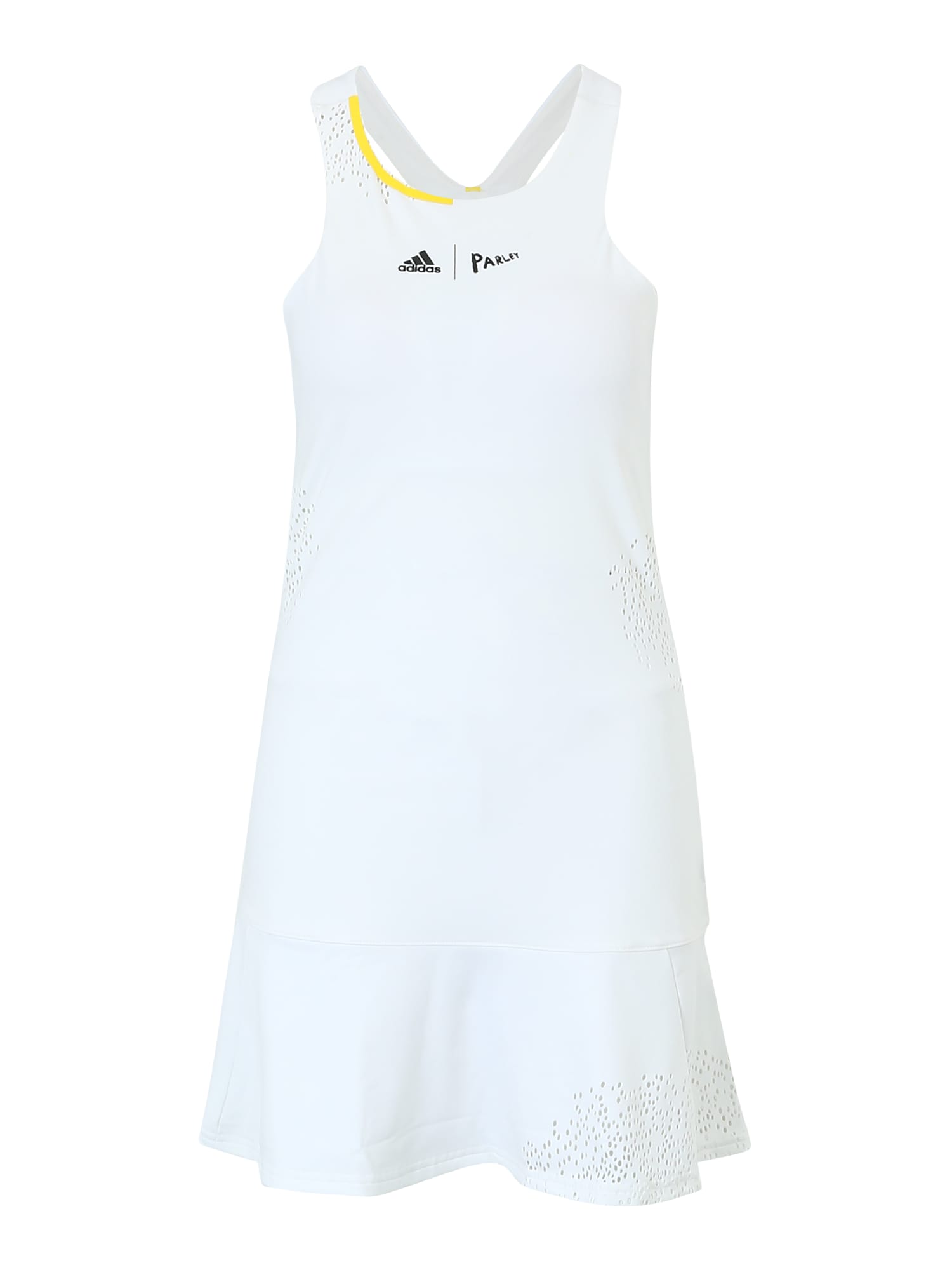 ADIDAS PERFORMANCE Športna obleka  rumena / črna / bela