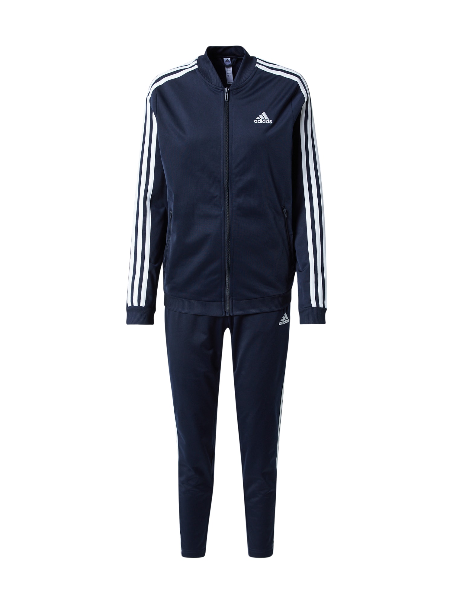 ADIDAS PERFORMANCE Športna trenirka  temno modra / bela