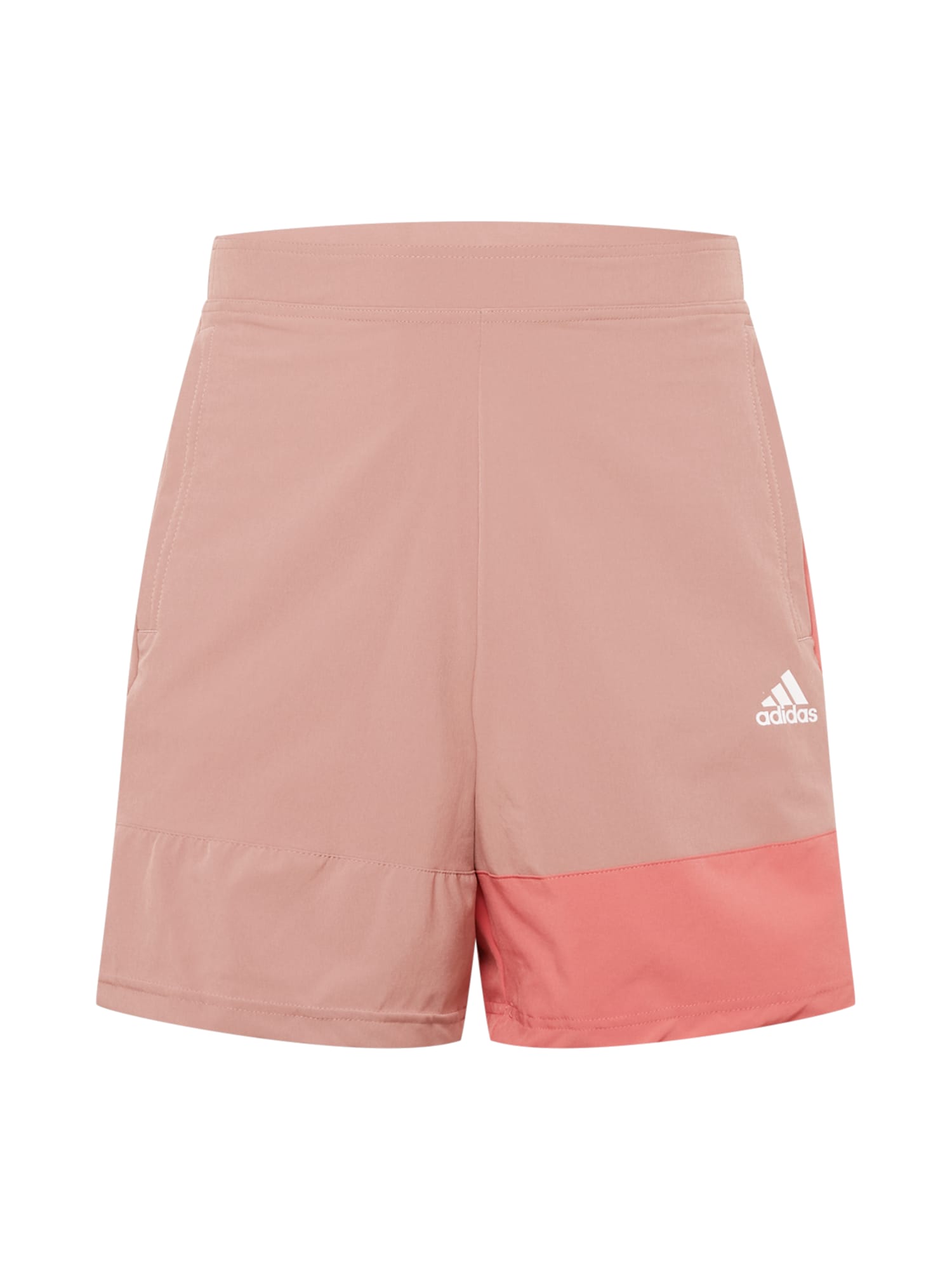 ADIDAS PERFORMANCE Športne hlače  kapučino / svetlo roza / bela