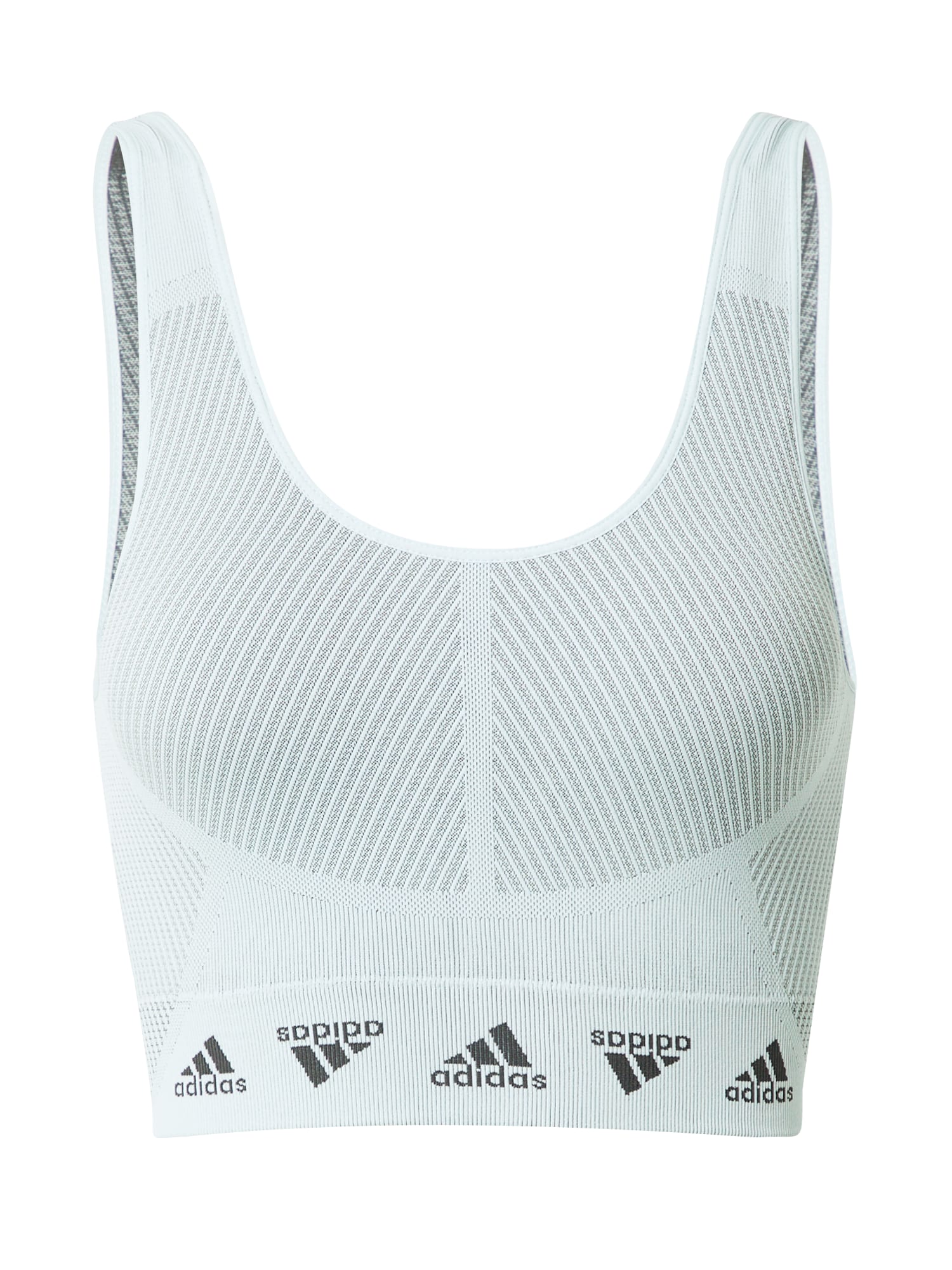 ADIDAS PERFORMANCE Športni nederček  azur / črna