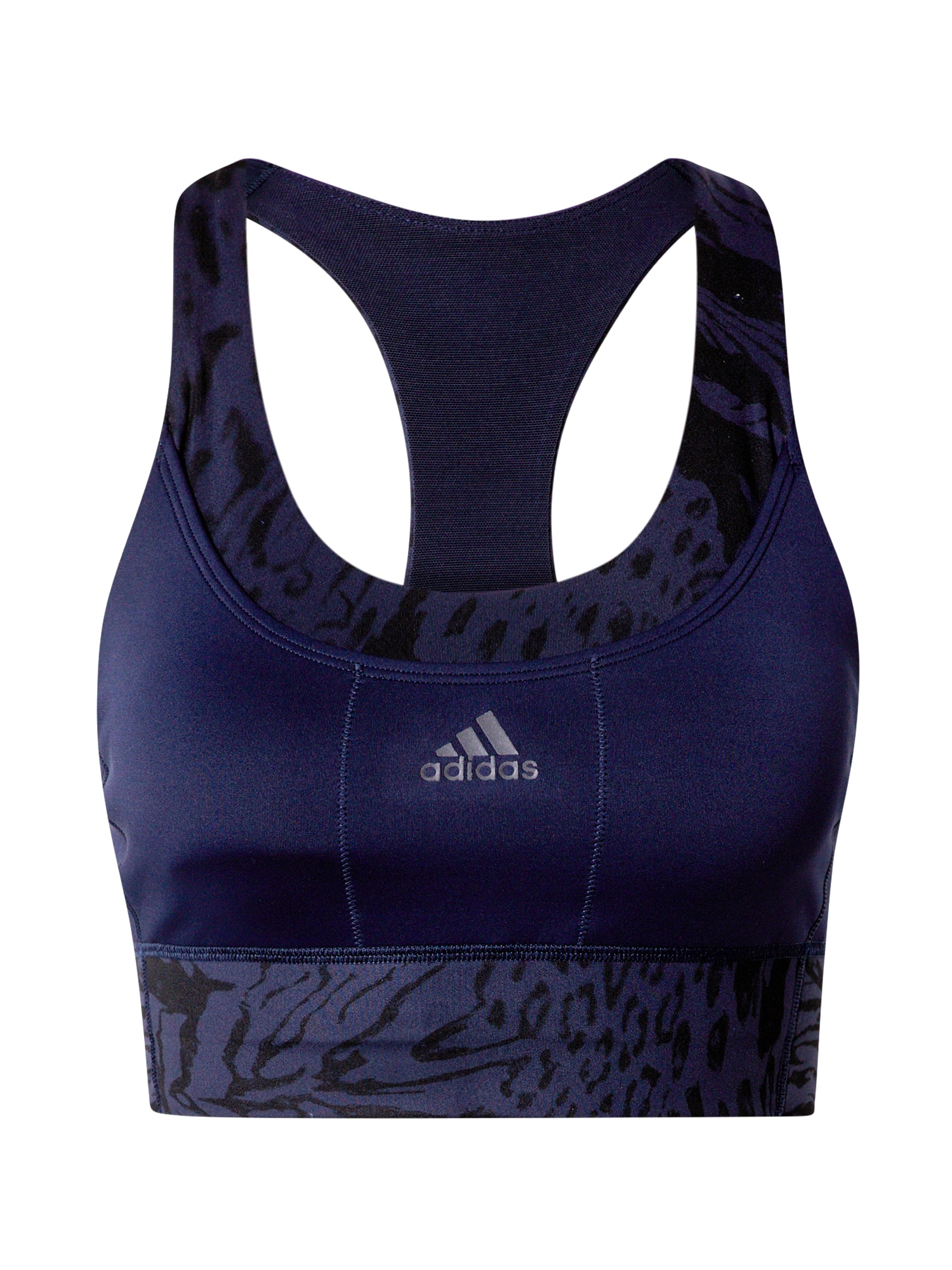 ADIDAS PERFORMANCE Športni nederček  modra / črna