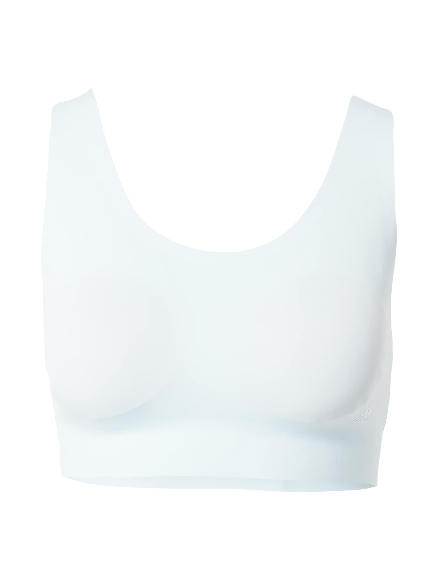 ADIDAS PERFORMANCE Športni nederček  svetlo modra / bela