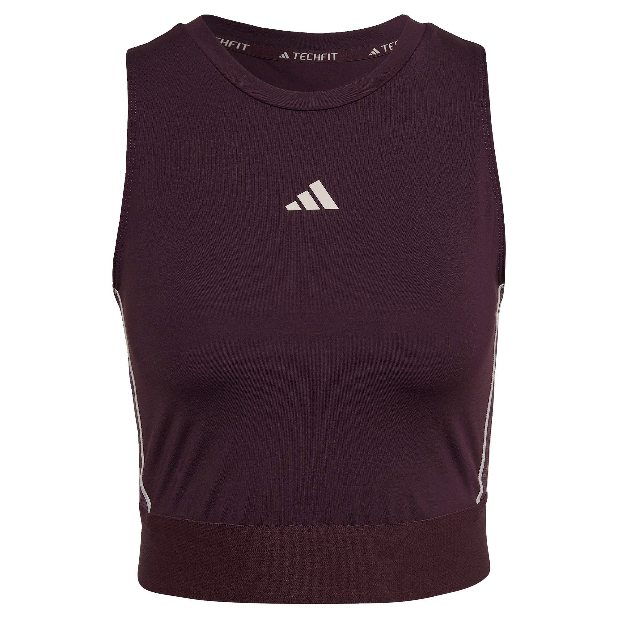 ADIDAS PERFORMANCE Športni top  jajčevec / bela