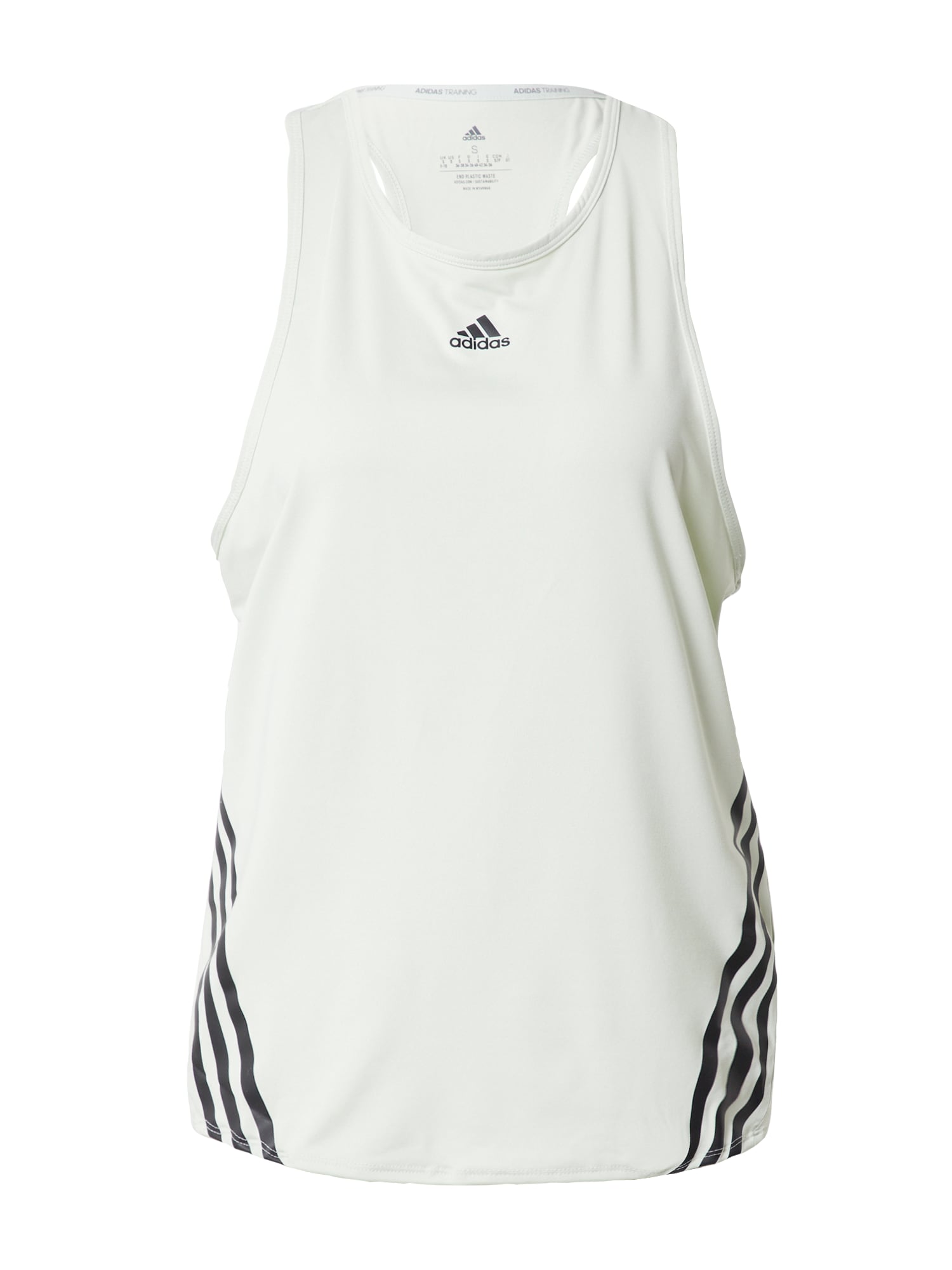 ADIDAS PERFORMANCE Športni top  pastelno zelena / črna