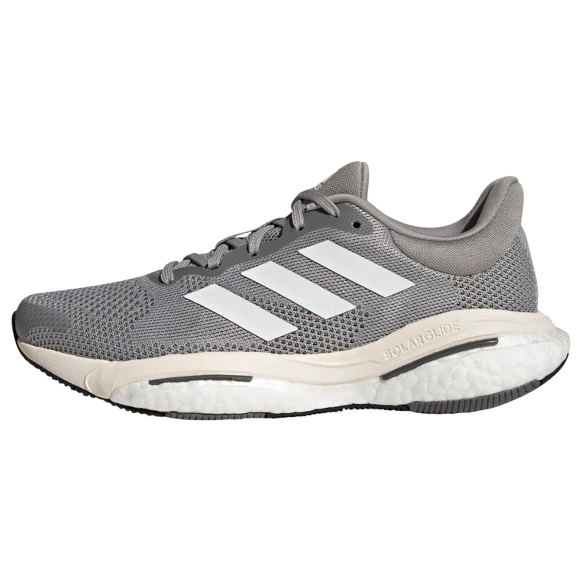 ADIDAS PERFORMANCE Tekaški čevelj 'Solarglide 5'  siva / bela