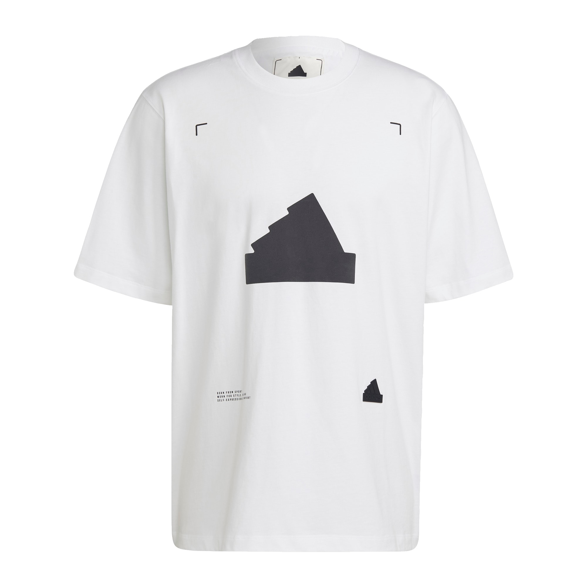 ADIDAS SPORTSWEAR Funkcionalna majica  črna / bela