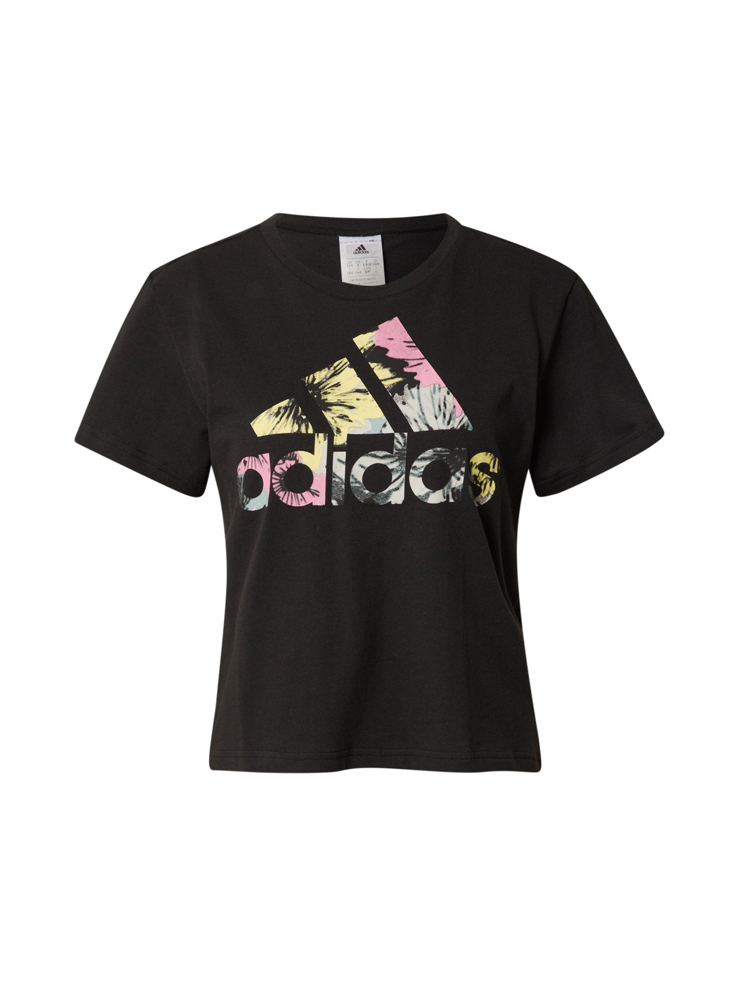 ADIDAS SPORTSWEAR Funkcionalna majica  svetlo rumena / svetlo siva / svetlo roza / črna