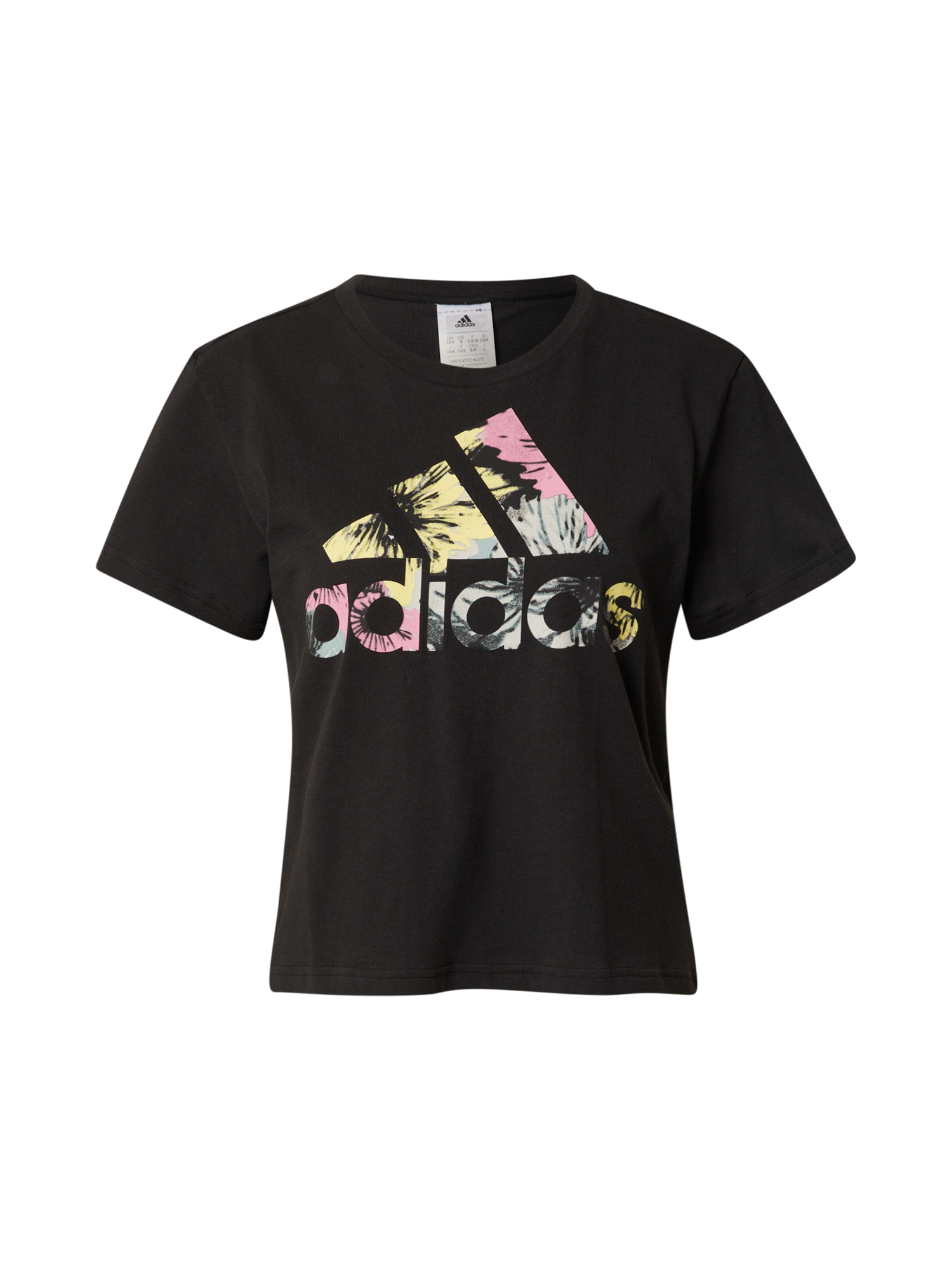 ADIDAS SPORTSWEAR Funkcionalna majica  svetlo rumena / svetlo siva / svetlo roza / črna