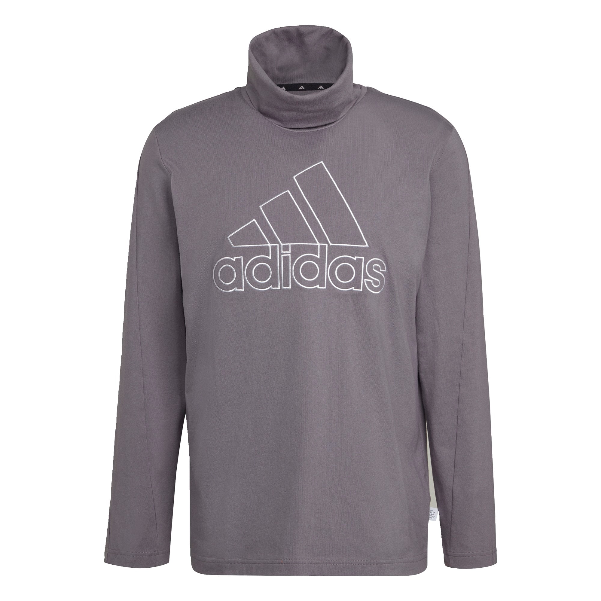 ADIDAS SPORTSWEAR Funkcionalna majica  temno siva / bela