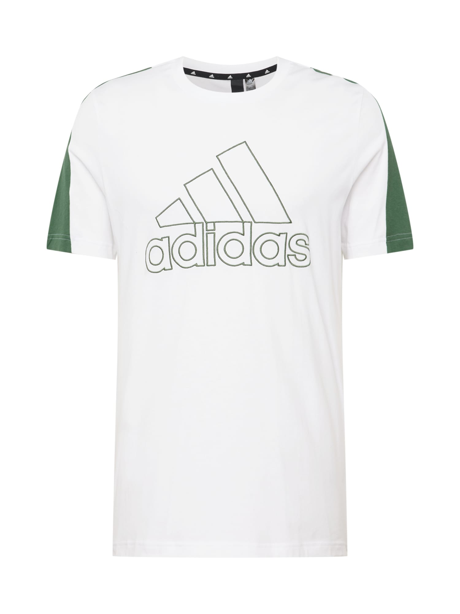ADIDAS SPORTSWEAR Funkcionalna majica  zelena / bela