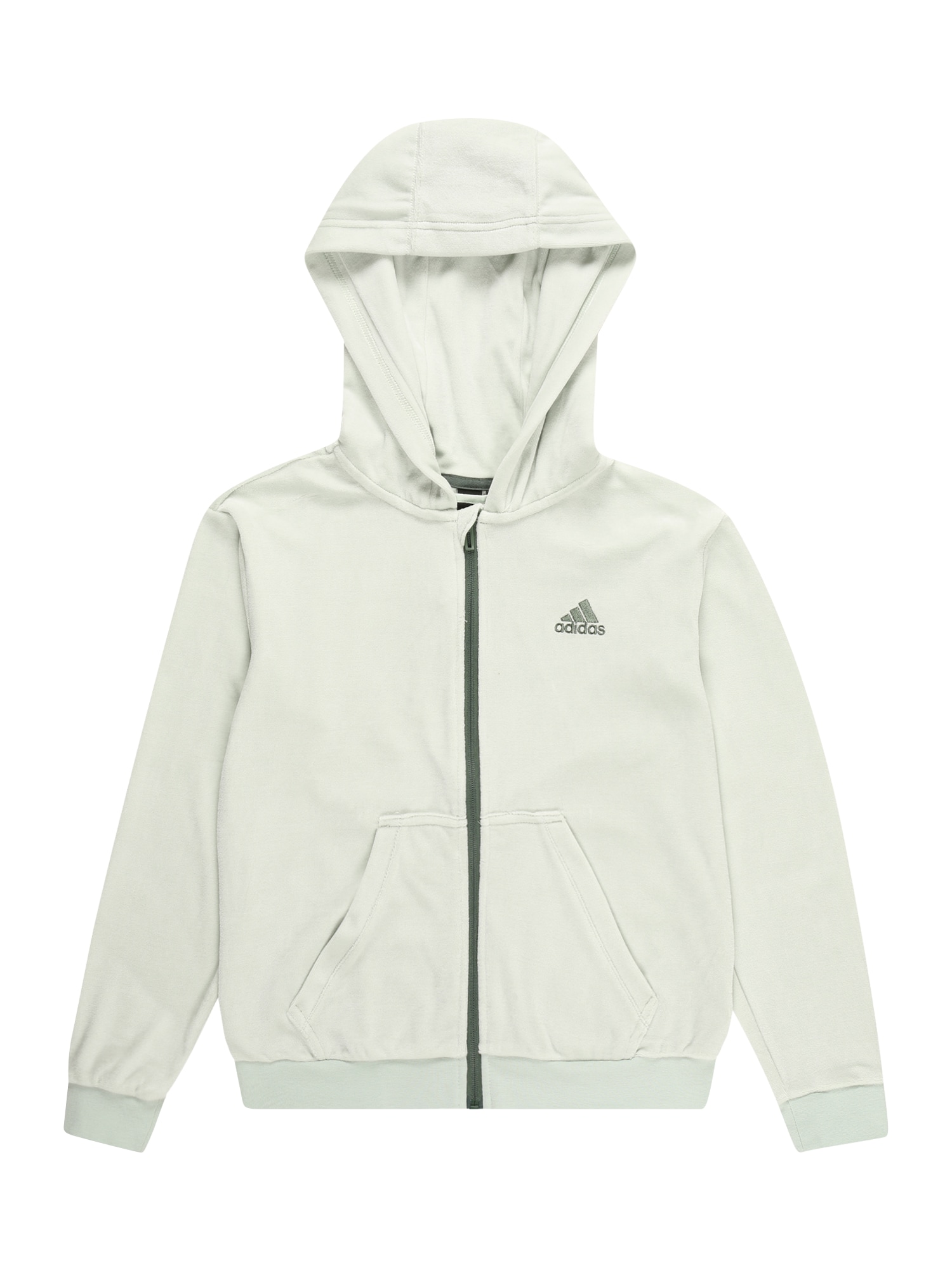 ADIDAS SPORTSWEAR Športna jopa na zadrgo  pastelno zelena / temno zelena