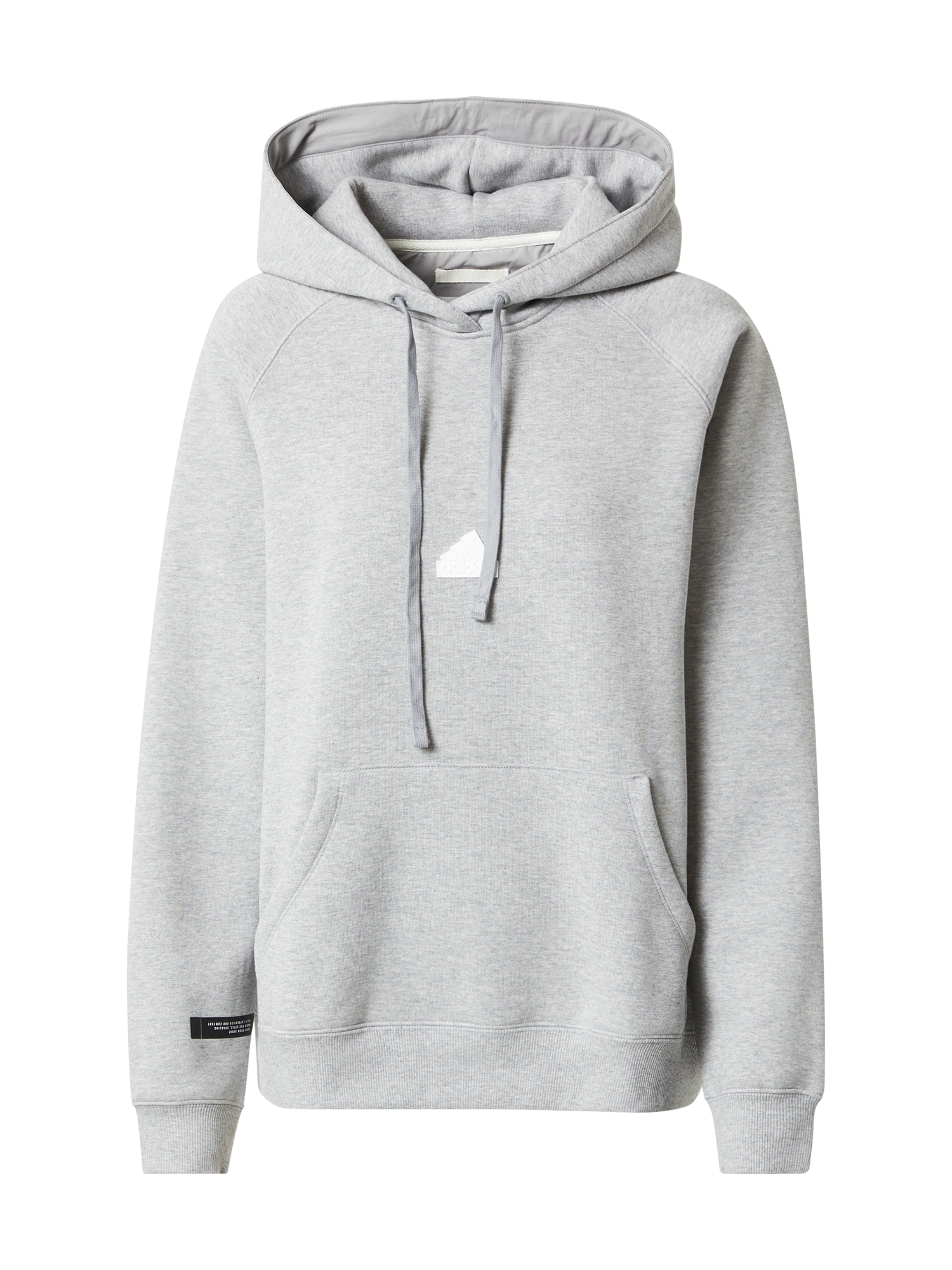 ADIDAS SPORTSWEAR Športna majica  pegasto siva / črna / bela