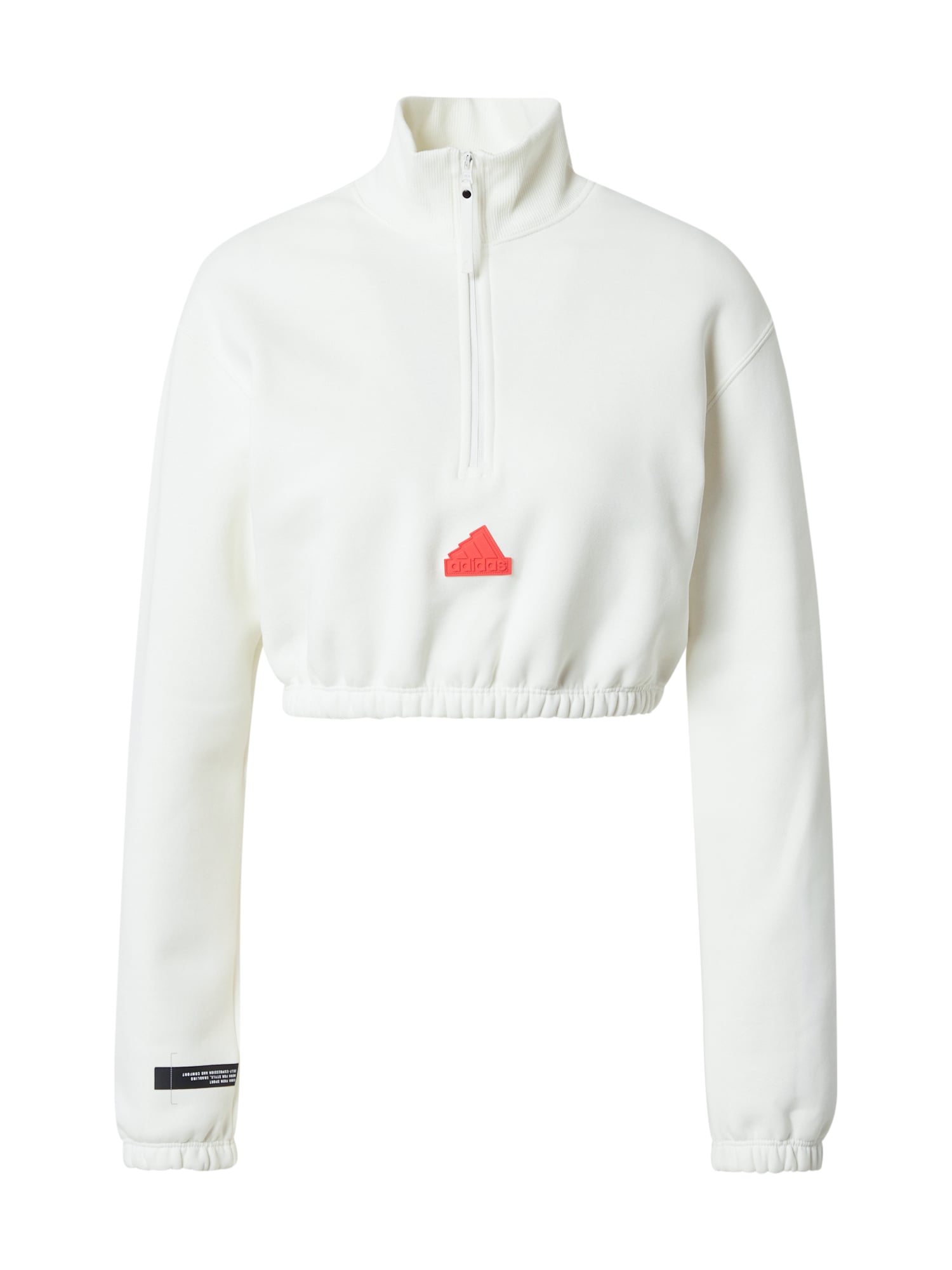 ADIDAS SPORTSWEAR Športna majica  rdeča / črna / off-bela