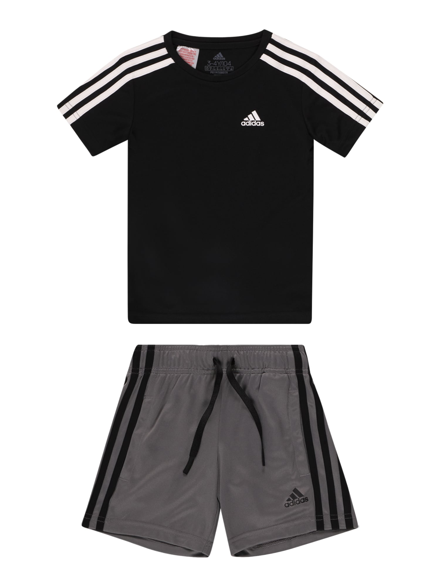 ADIDAS SPORTSWEAR Športna trenirka  temno siva / črna / bela