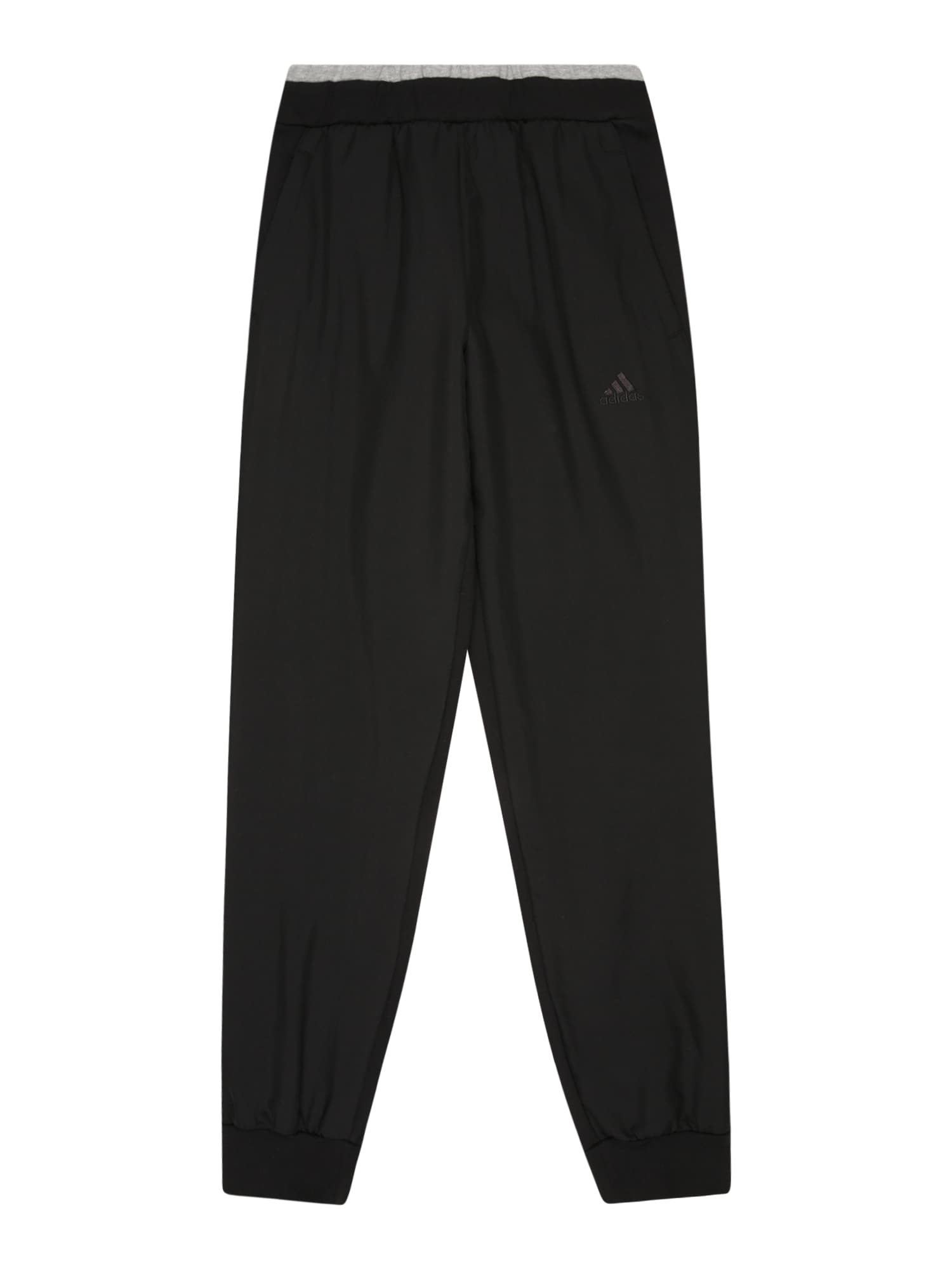ADIDAS SPORTSWEAR Športne hlače  pegasto siva / črna