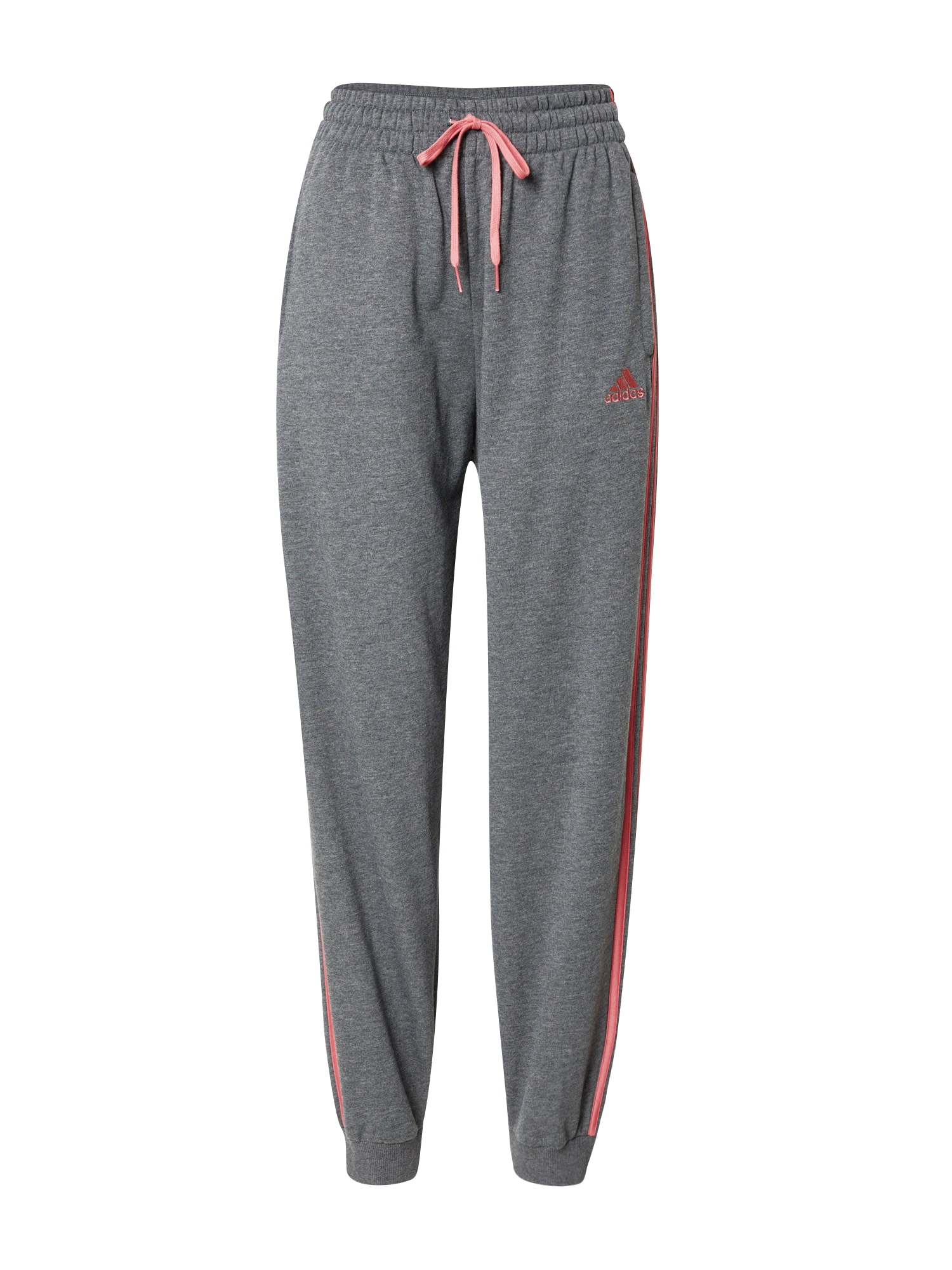 ADIDAS SPORTSWEAR Športne hlače  siva / pastelno rdeča