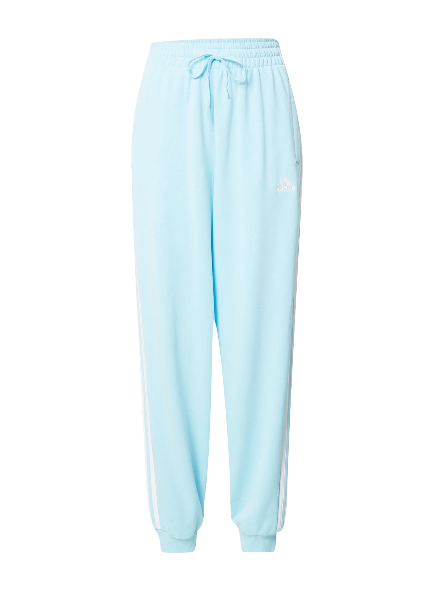 ADIDAS SPORTSWEAR Športne hlače  voda / bela