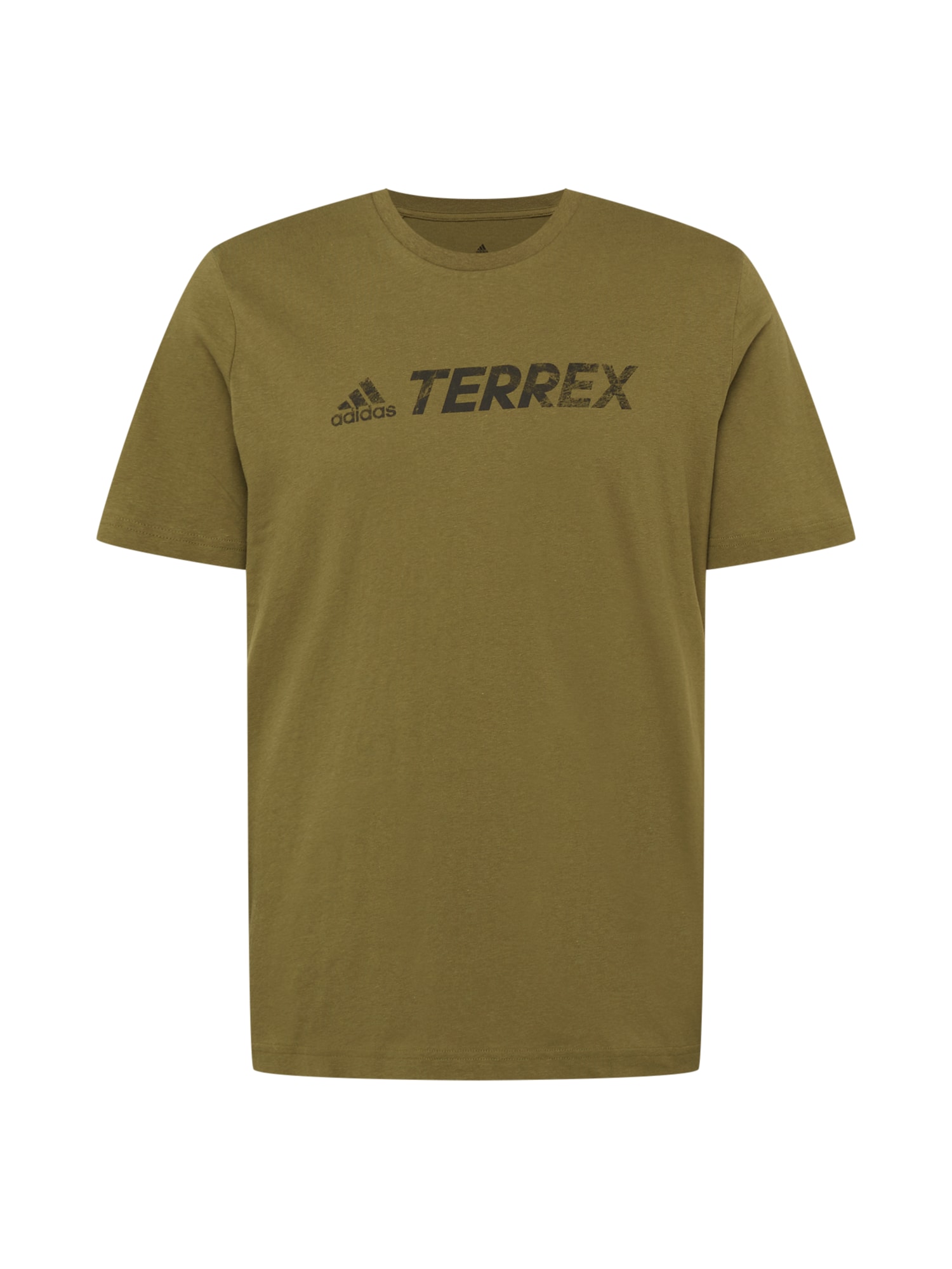 ADIDAS TERREX Funkcionalna majica  oliva / črna