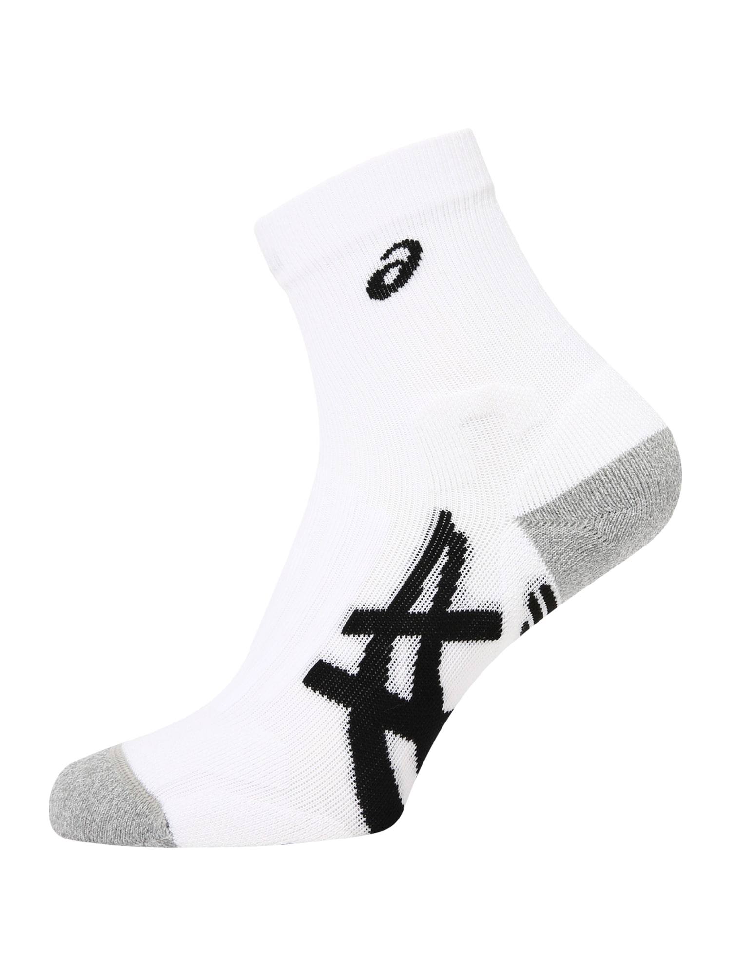 ASICS Športne nogavice  pegasto siva / črna / bela
