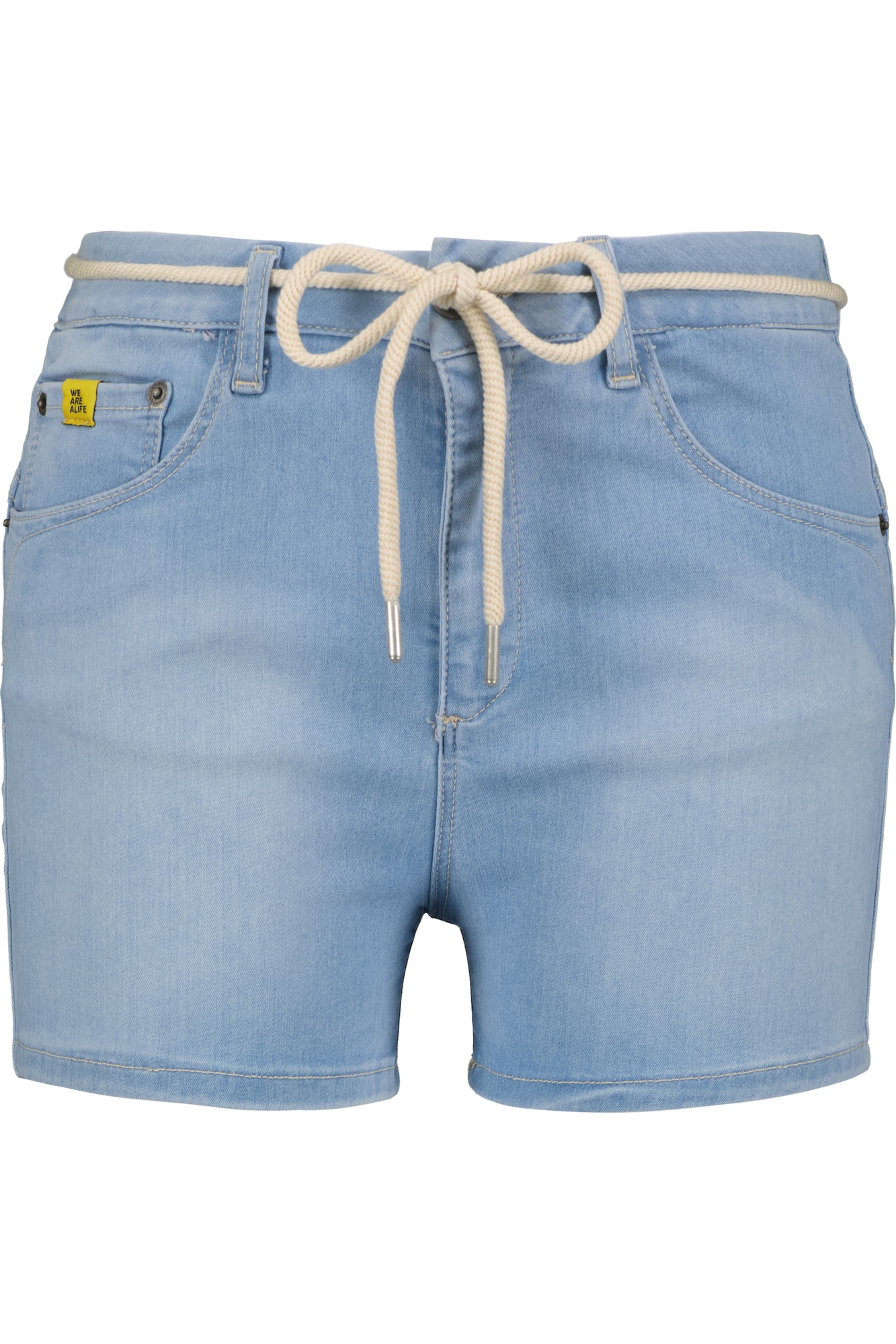 Alife and Kickin Kavbojke 'Jana'  moder denim / rumena