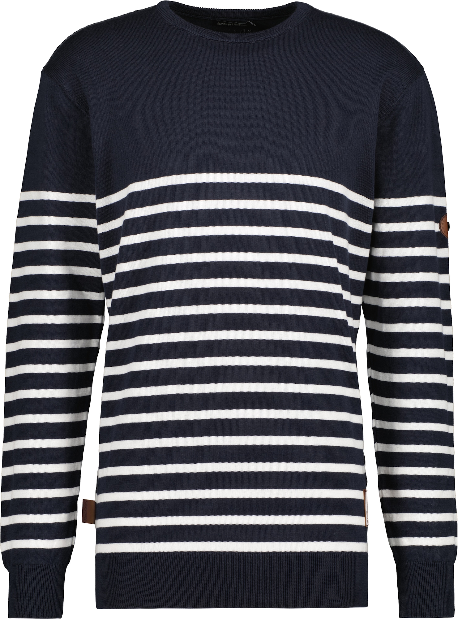 Alife and Kickin Pulover 'Valentin'  marine / bela