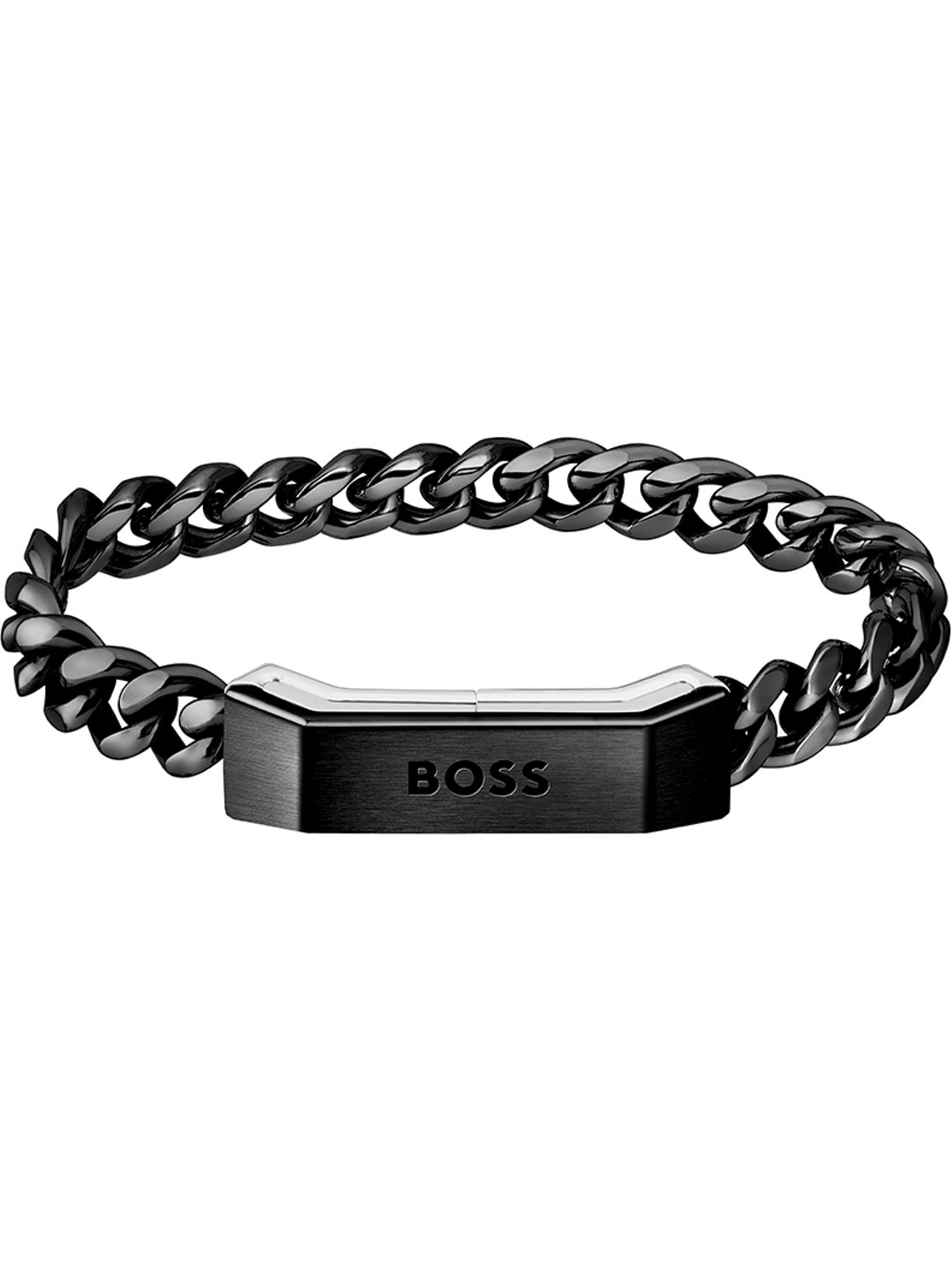 BOSS Black Zapestnica  temno siva