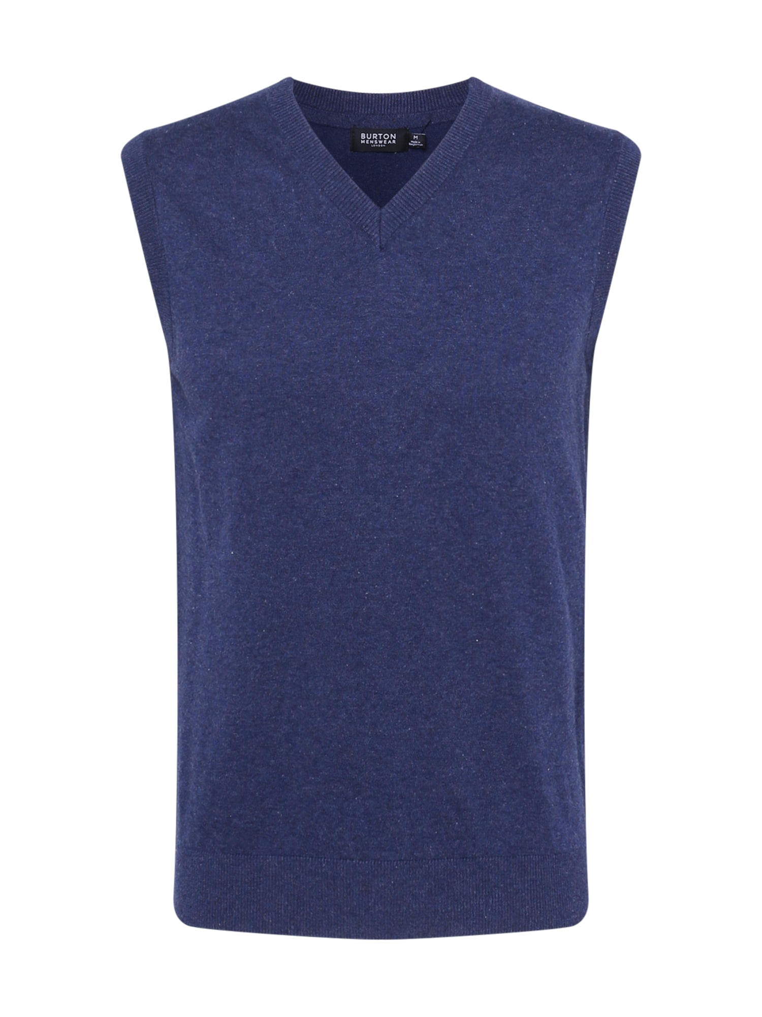 BURTON MENSWEAR LONDON Brezrokavnik  mornarska