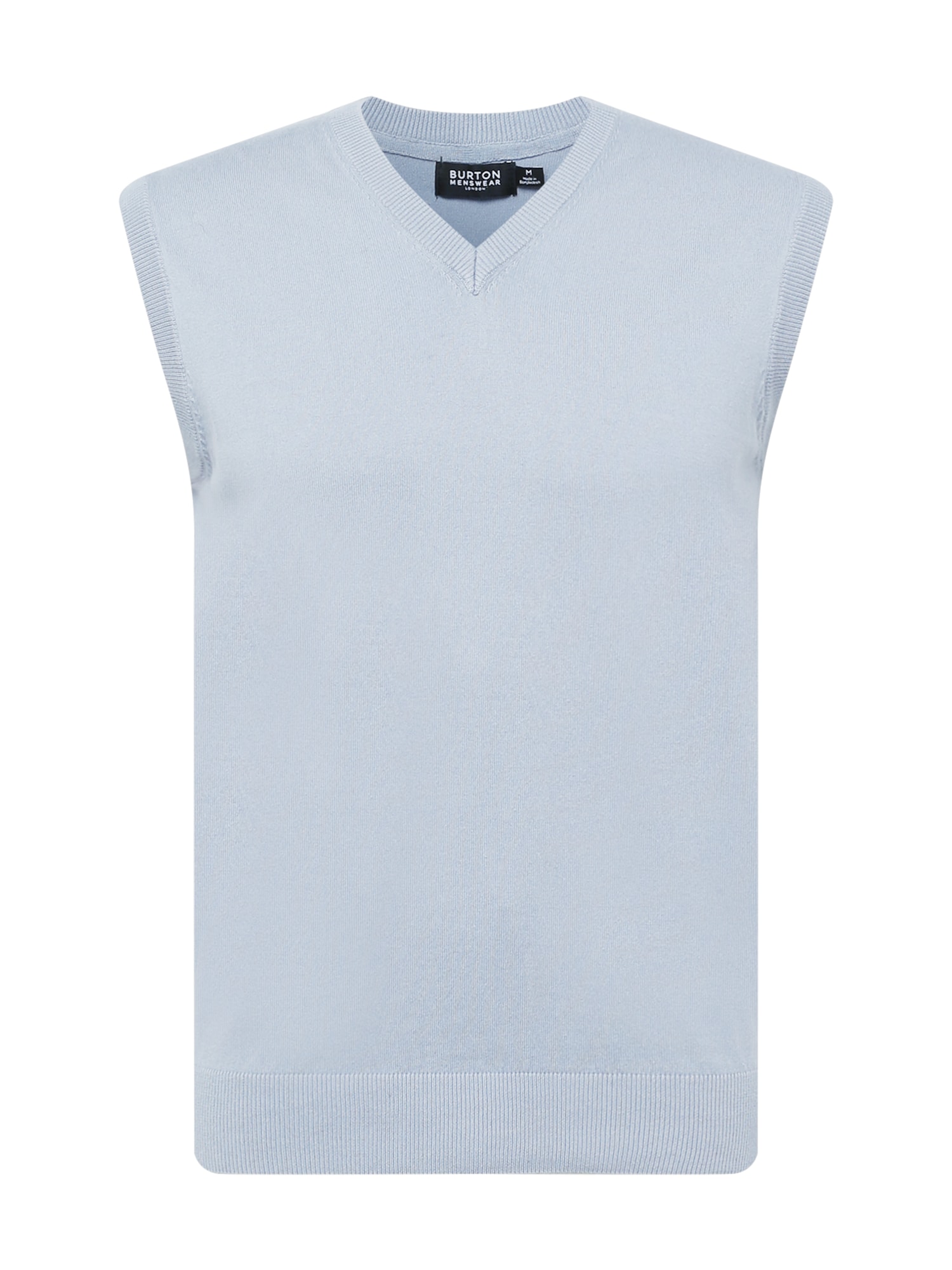 BURTON MENSWEAR LONDON Brezrokavnik  svetlo modra