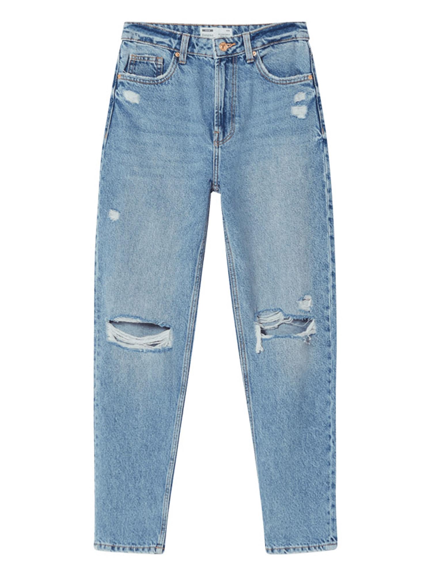 Bershka Kavbojke  moder denim
