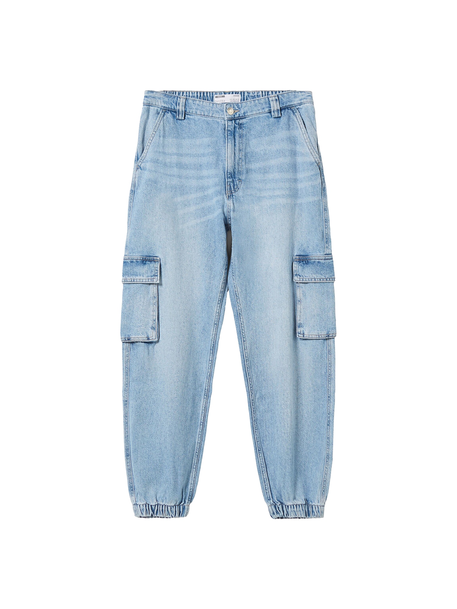 Bershka Kavbojke  moder denim