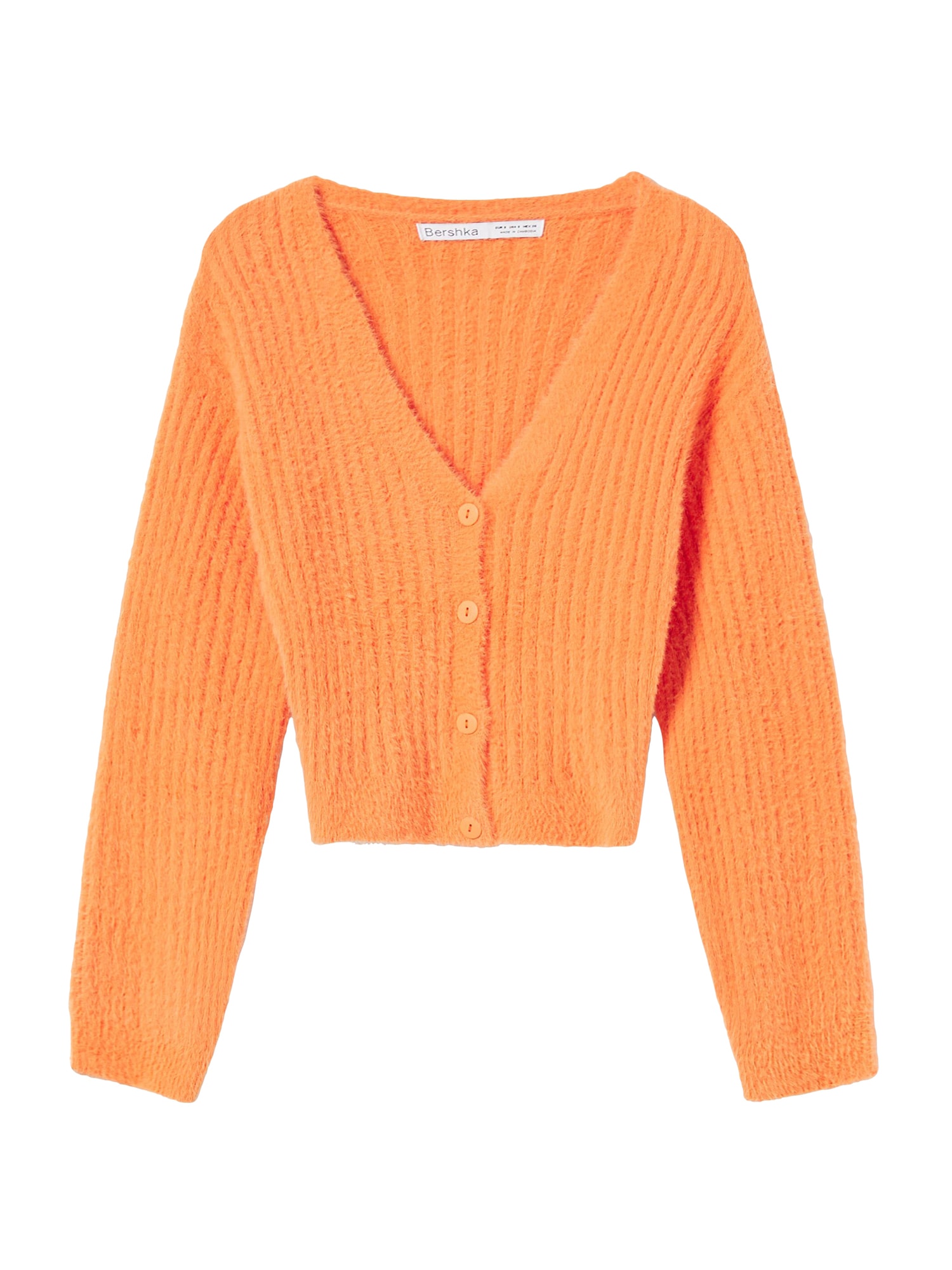 Bershka Pletena jopa  oranžna