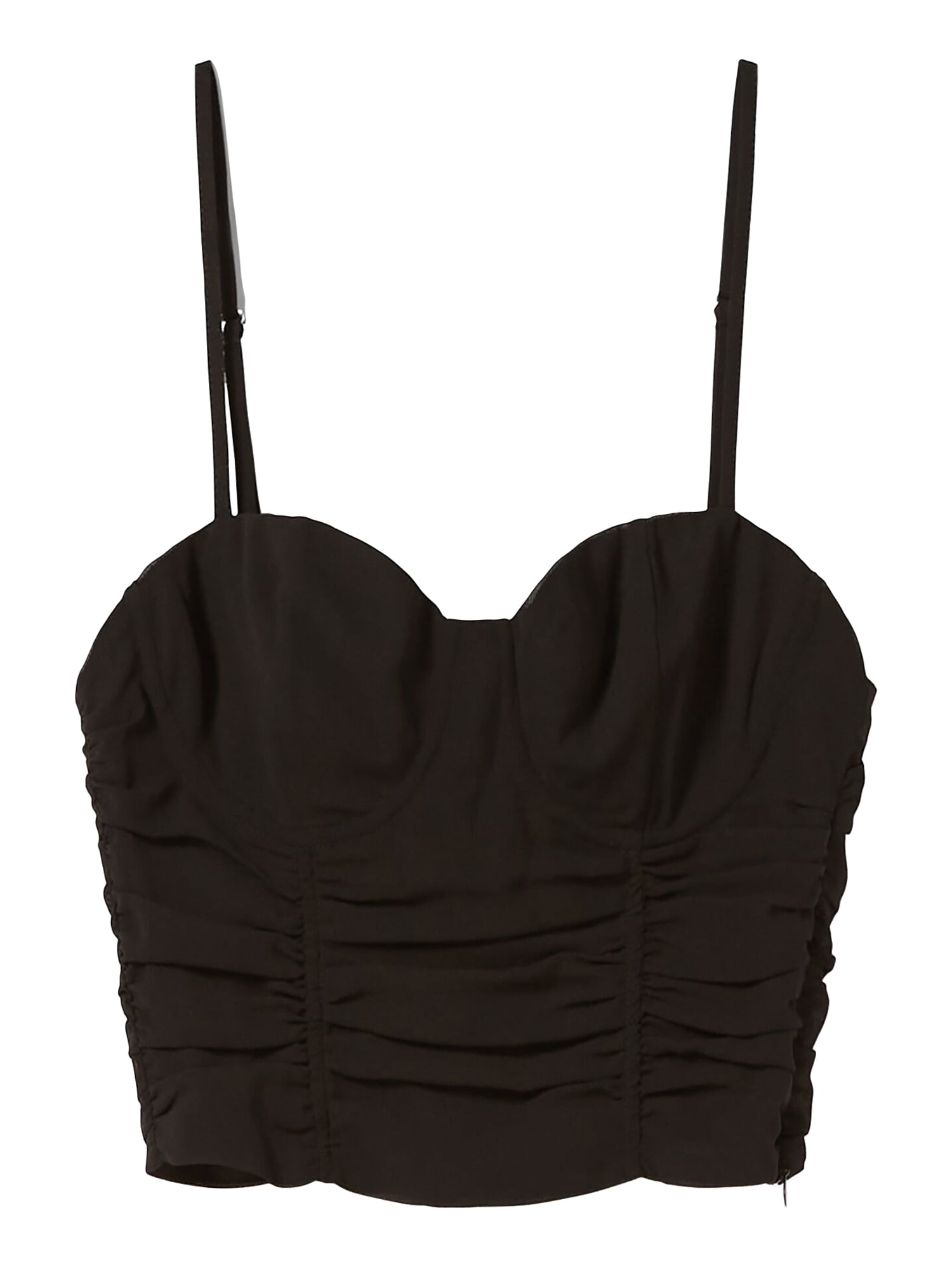 Bershka Top  črna