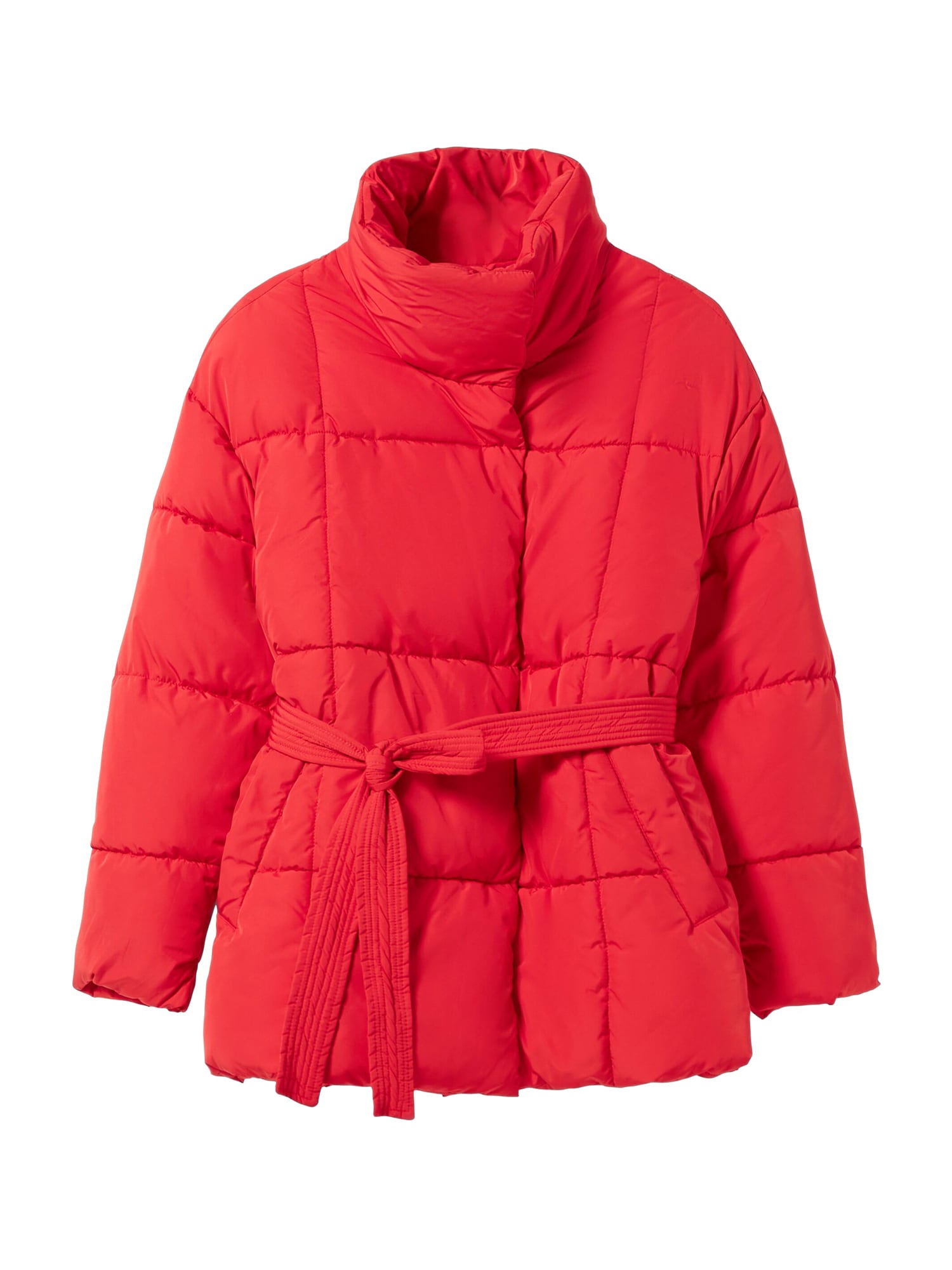Bershka Zimska jakna  rdeča