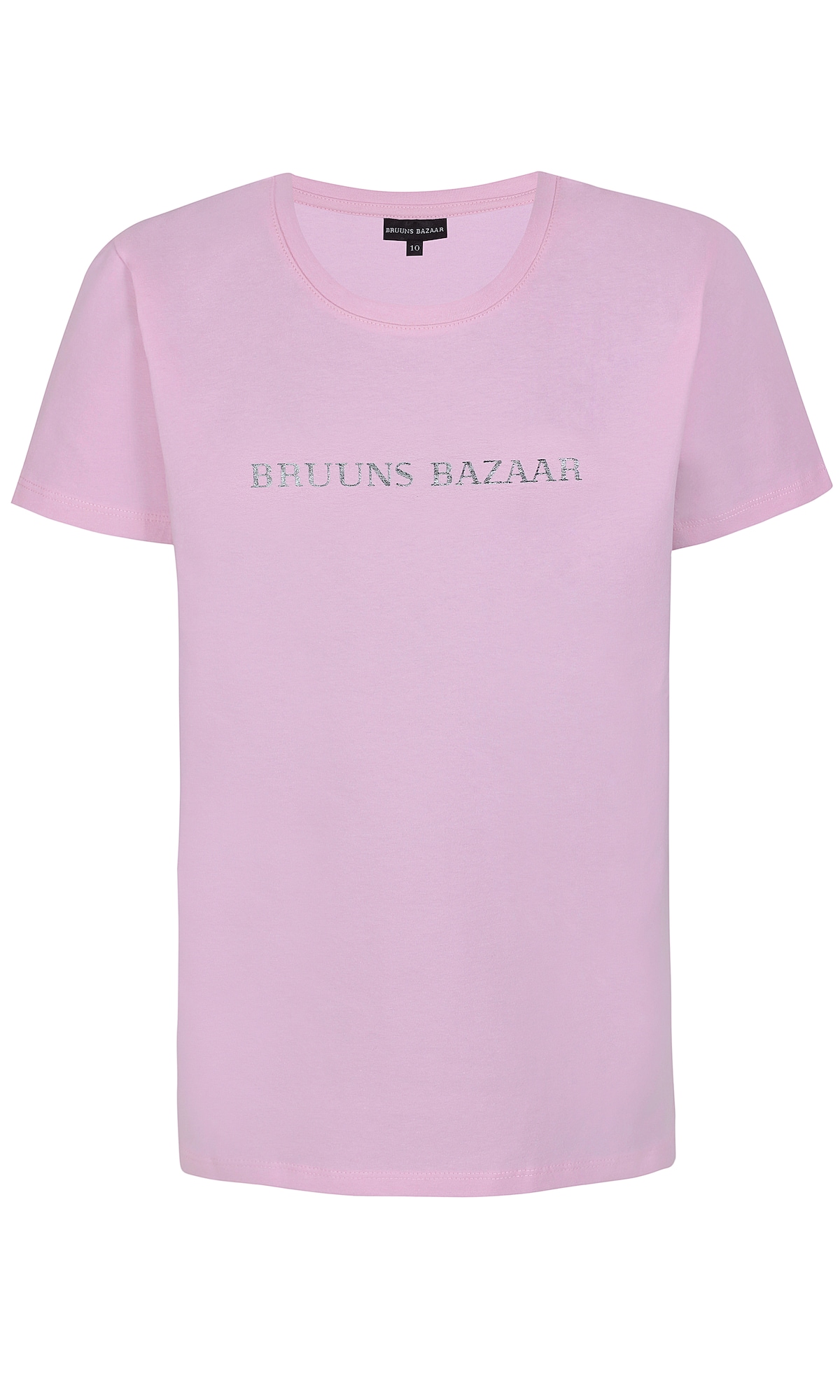Bruuns Bazaar Kids Majica  svetlo roza / srebrna