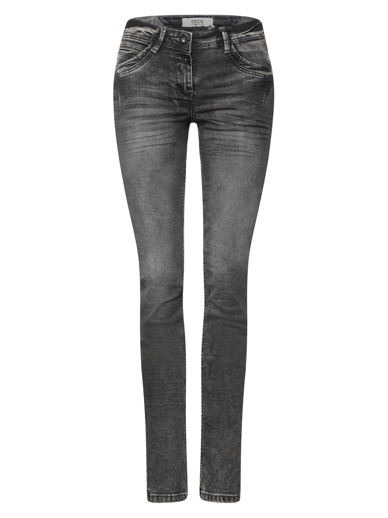 CECIL Kavbojke 'Scarlett'  črn denim