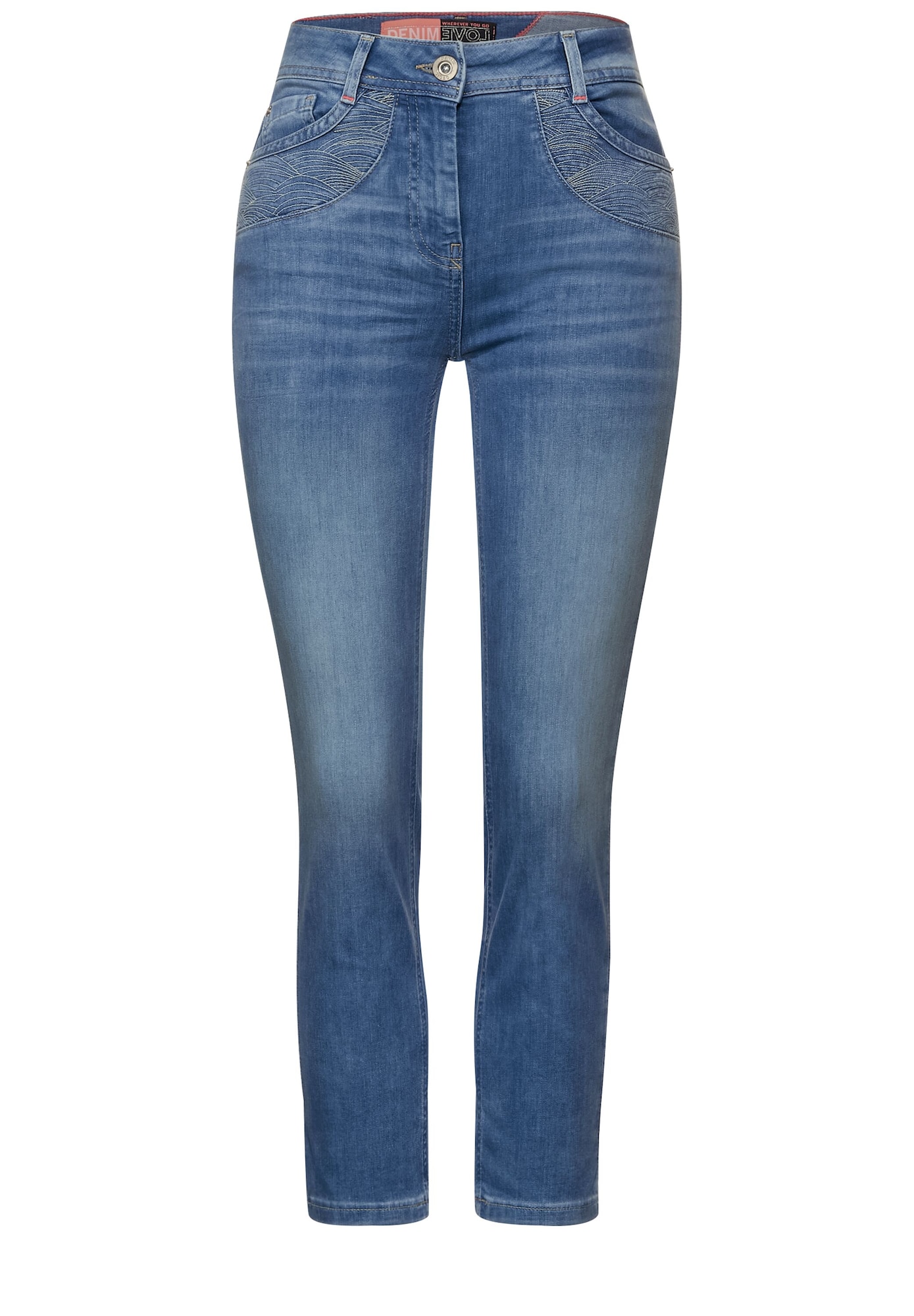 CECIL Kavbojke  moder denim